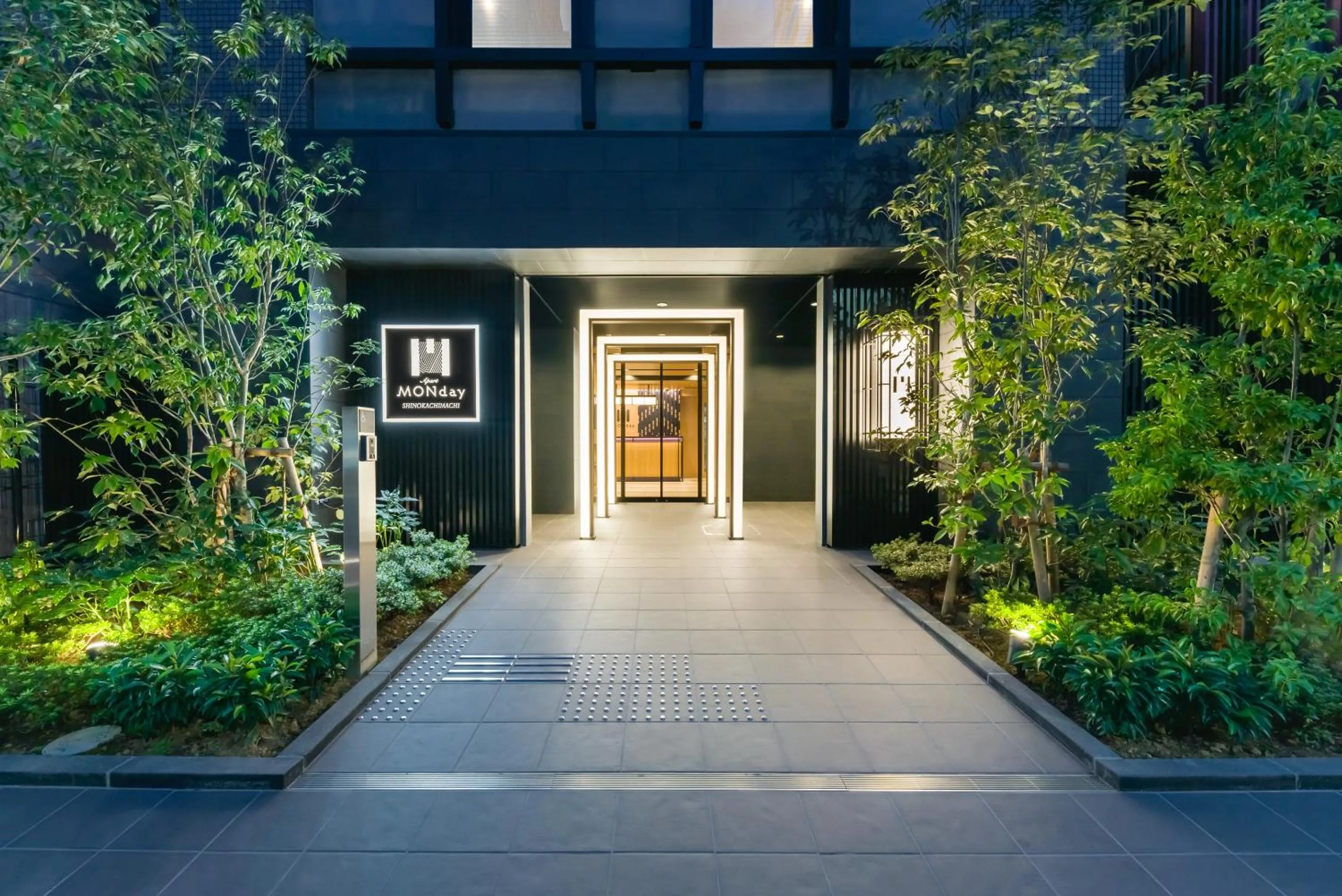 Facade/entrance in MONday Apart Ueno Shinokachimachi