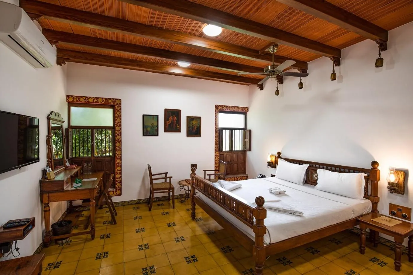 Bedroom, Bed in My Village - Eco Rural Resort