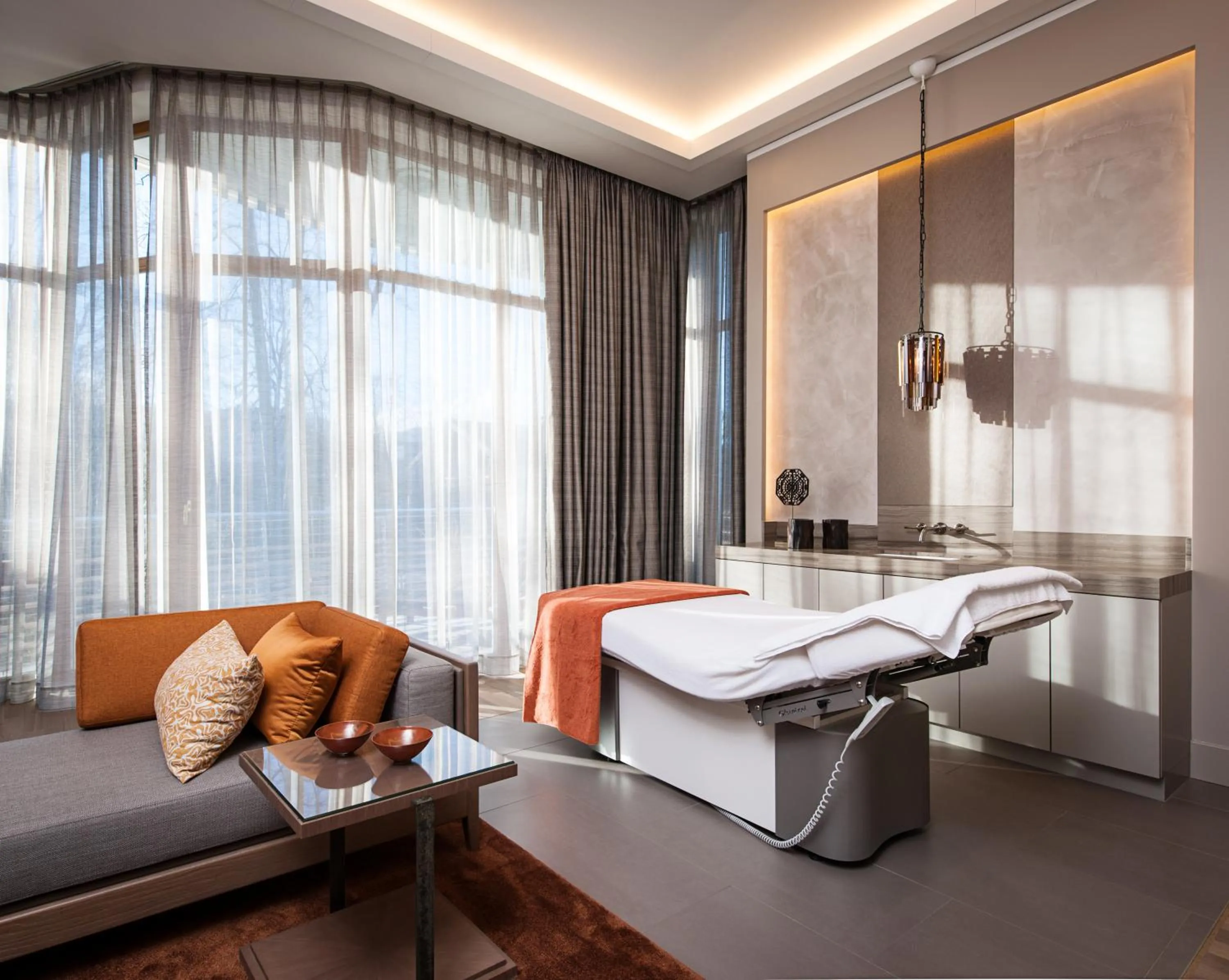 Spa and wellness centre/facilities in Althoff Seehotel Überfahrt