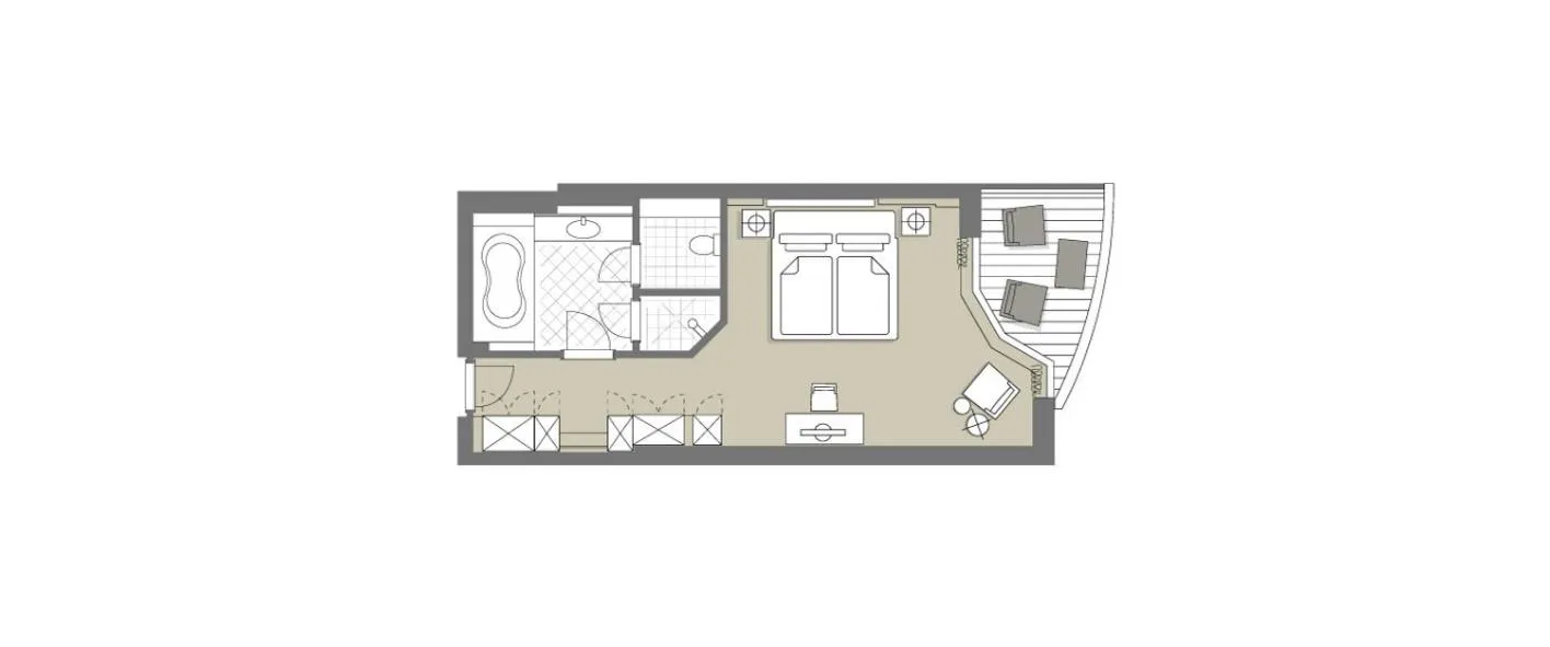 Floor plan in Althoff Seehotel Überfahrt