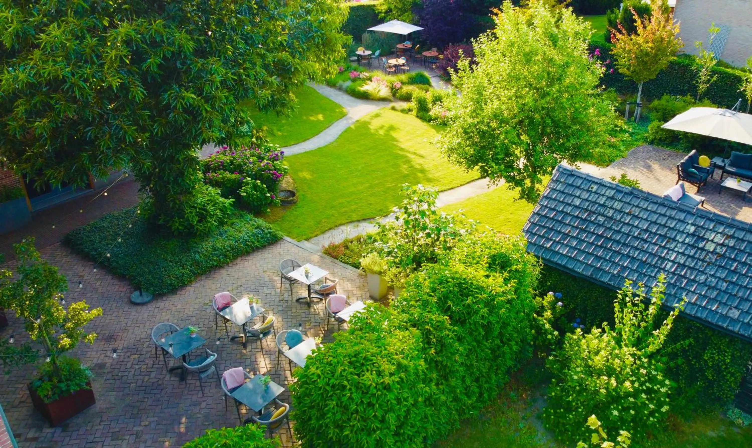 Garden in Boutique hotel Lytel Blue