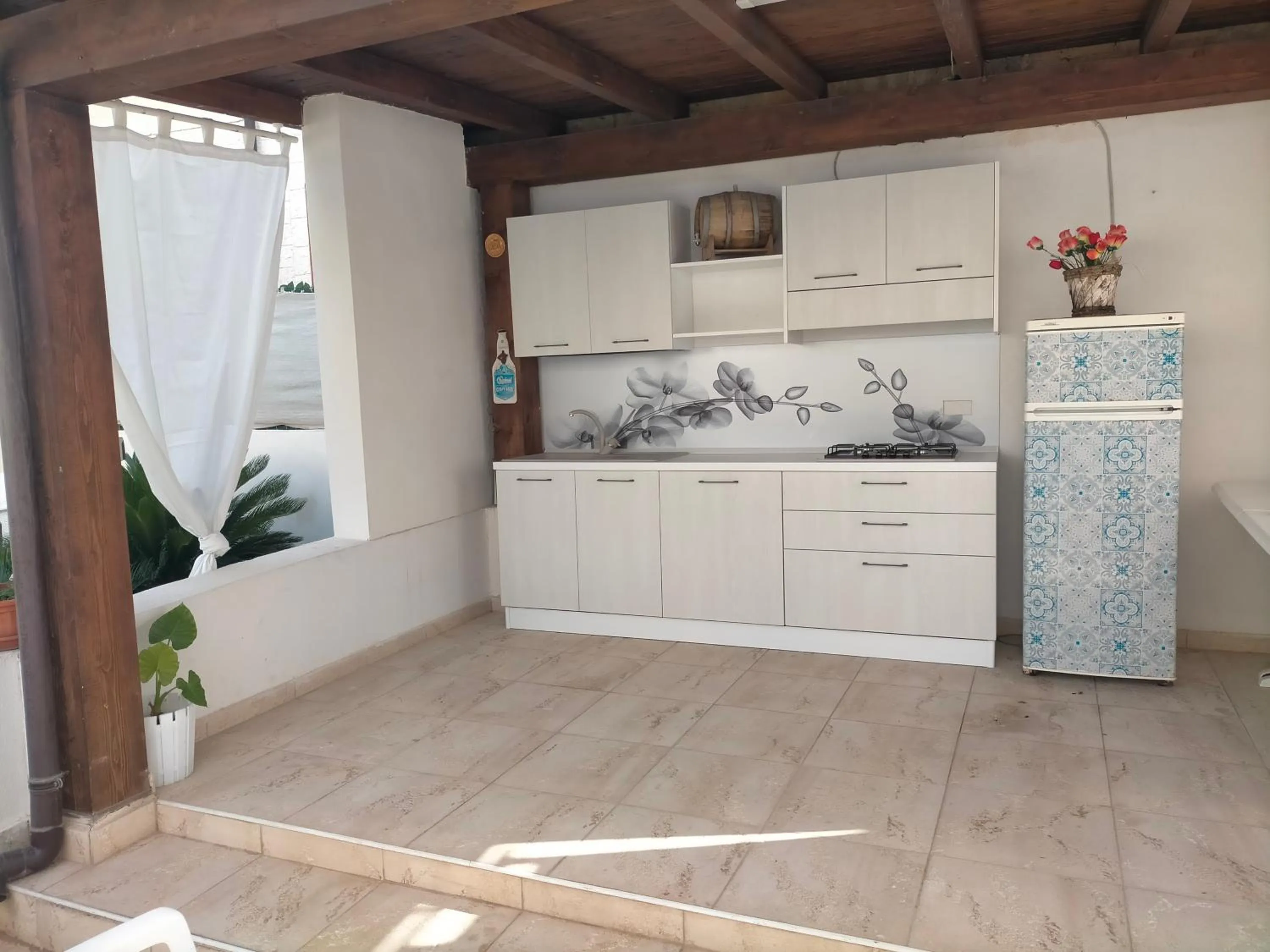 Kitchen or kitchenette in B&b villa Arena