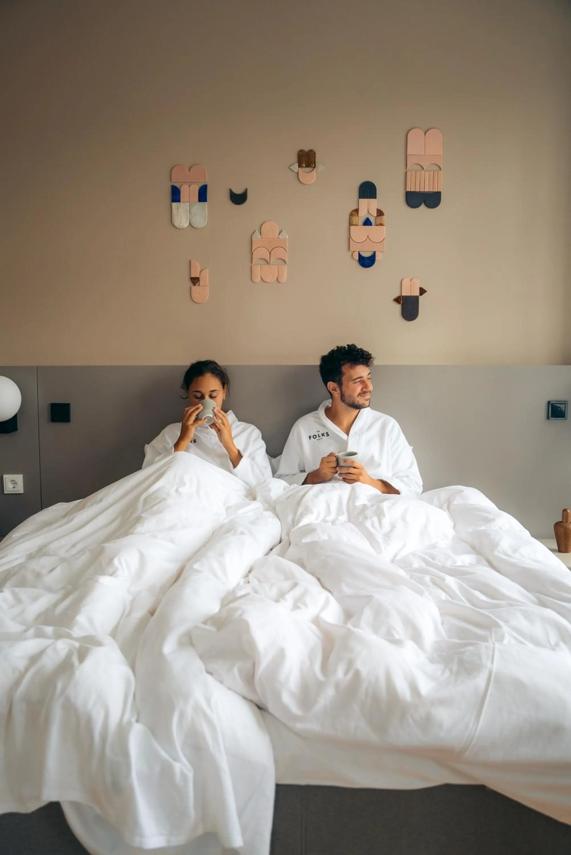 Bed in The Folks Hotel Konepaja