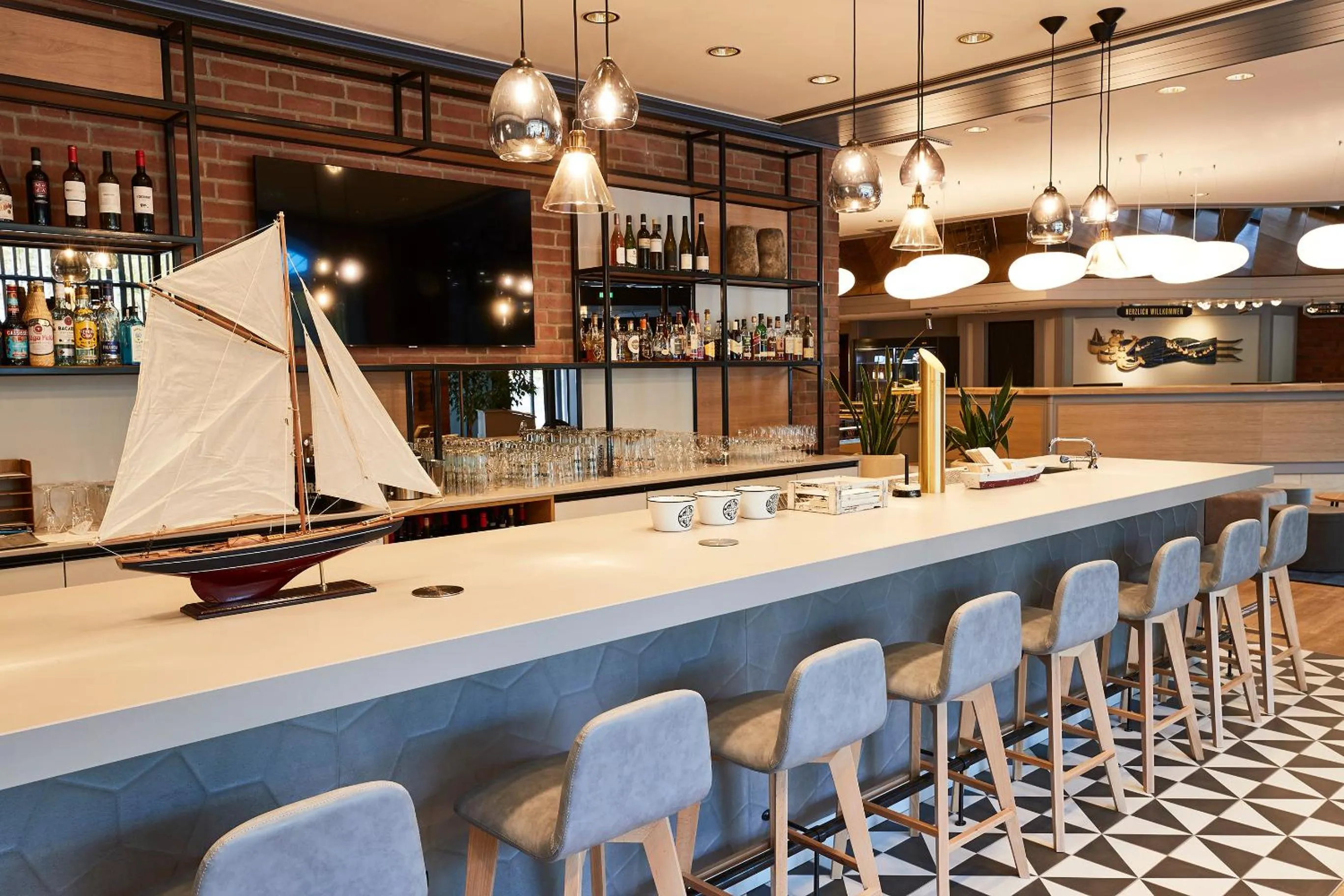 Lounge or bar in Steigenberger Hotel Conti Hansa Kiel