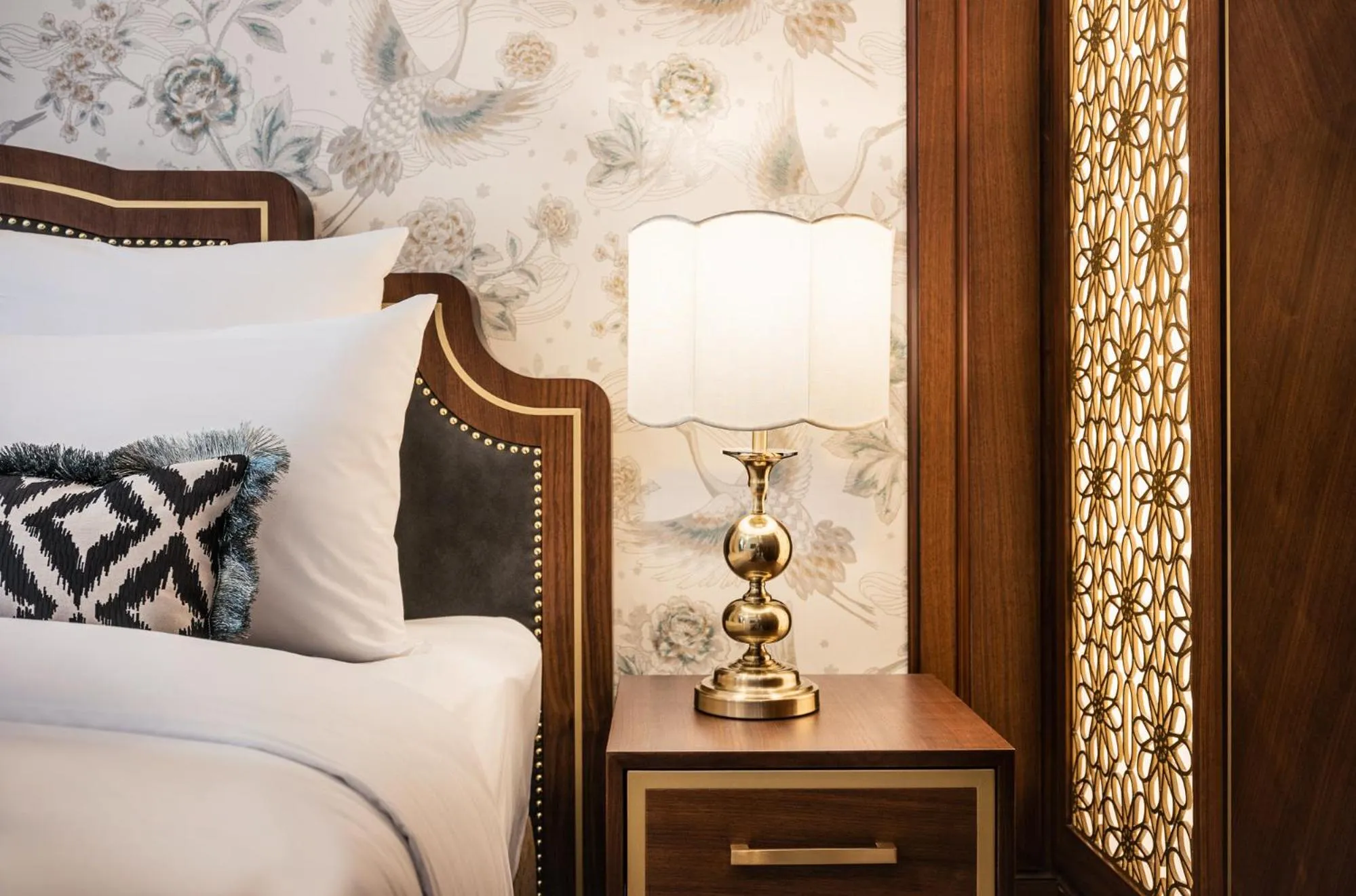 Decorative detail, Bed in The Merchant Baku