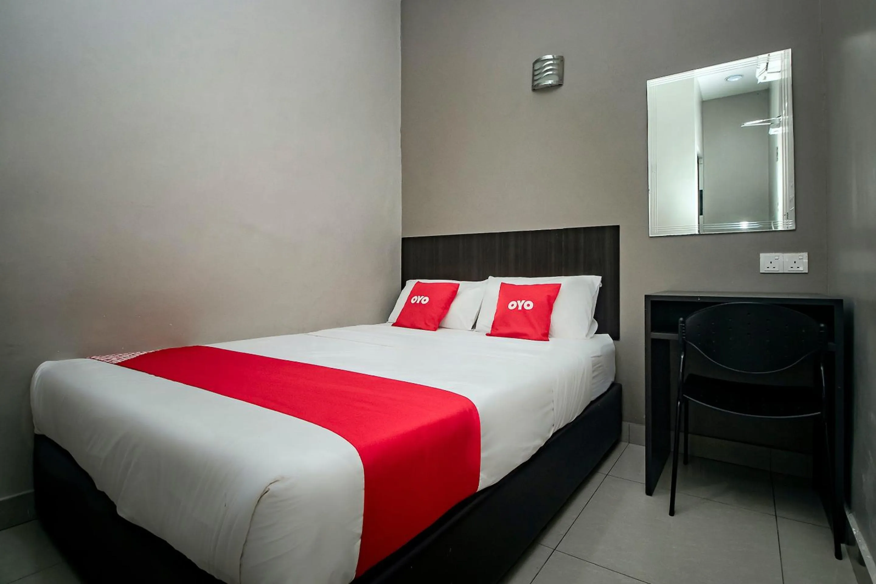 Bedroom, Bed in Hotel O Nice Stay Three Six Five Services