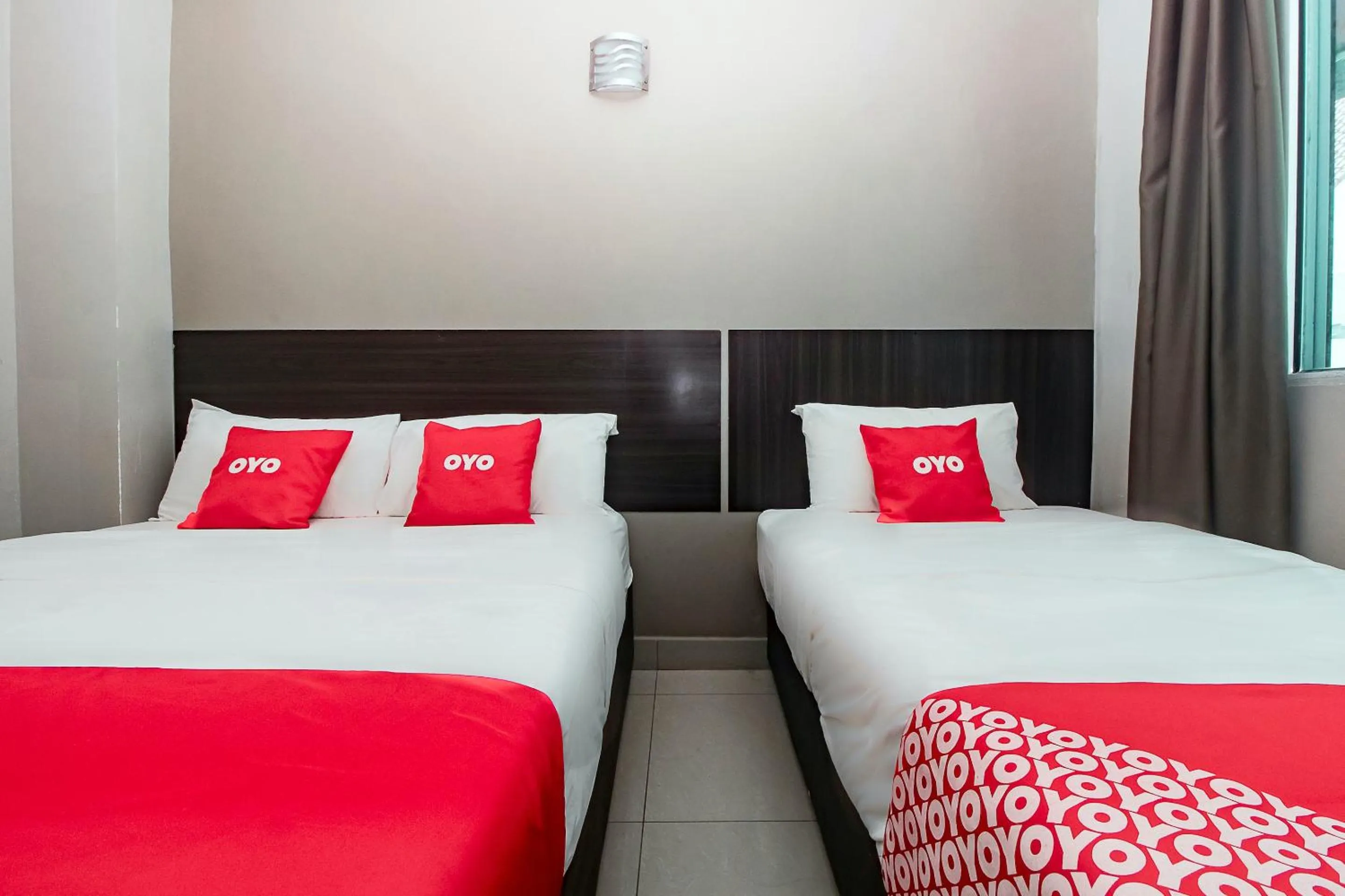 Bedroom, Bed in Hotel O Nice Stay Three Six Five Services