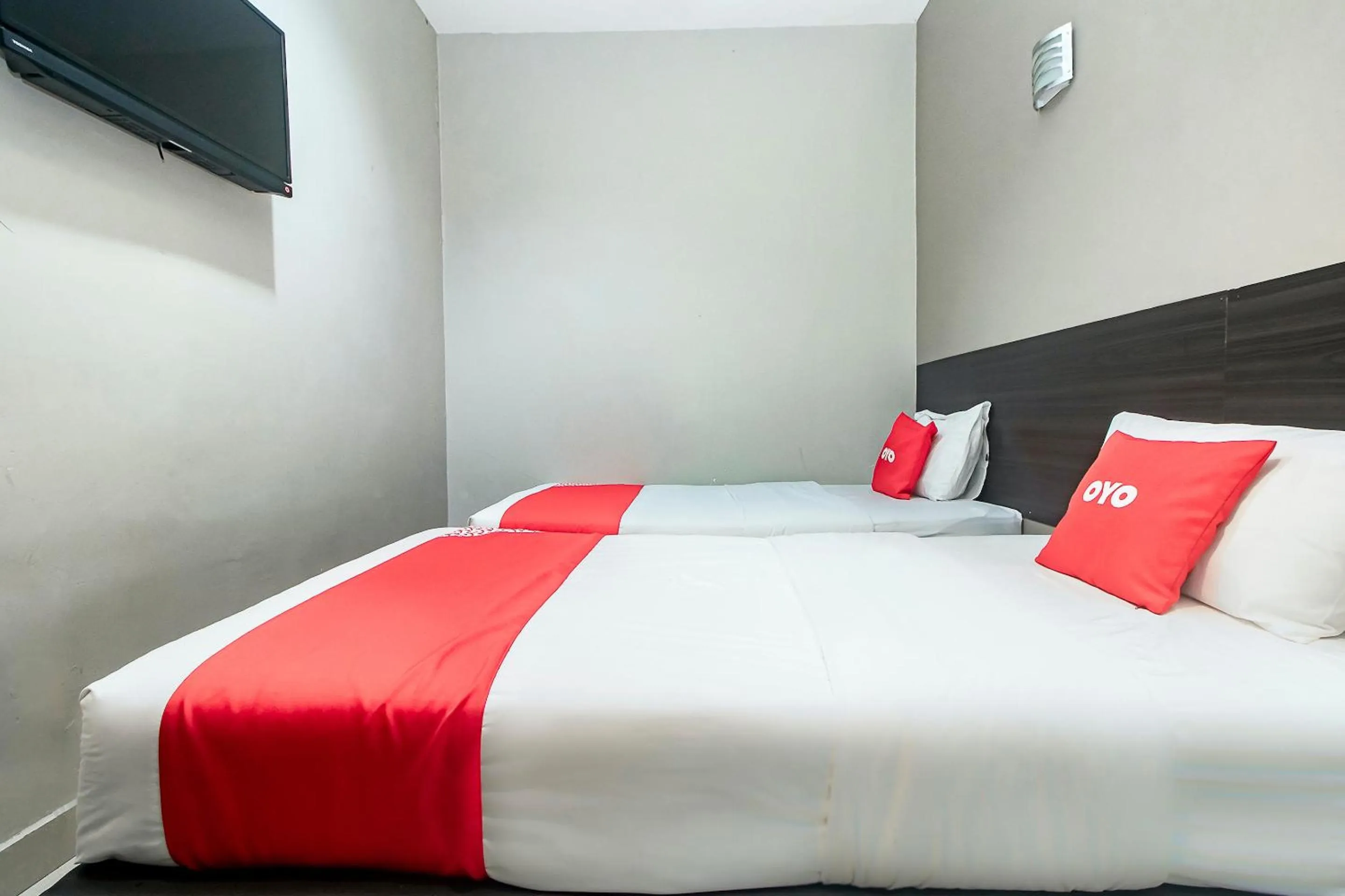 Bedroom, Bed in Hotel O Nice Stay Three Six Five Services