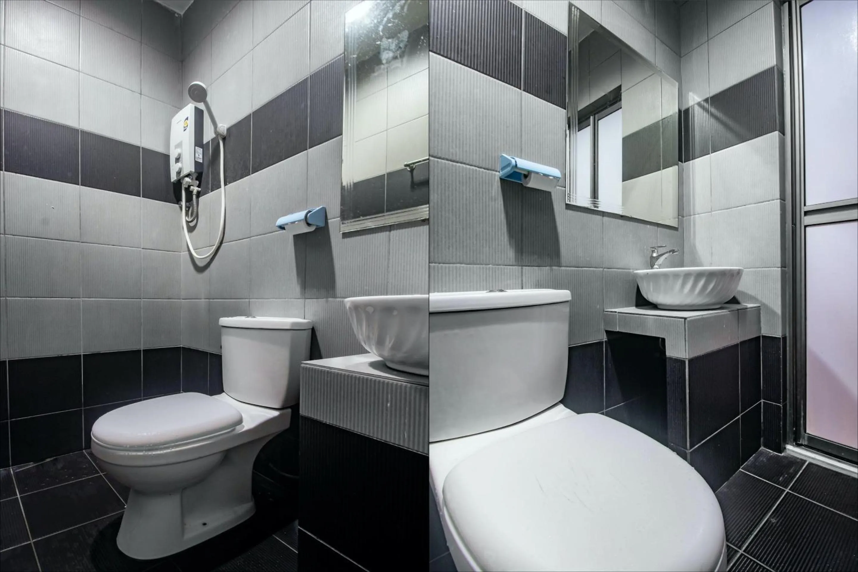 Bathroom in Hotel O Nice Stay Three Six Five Services