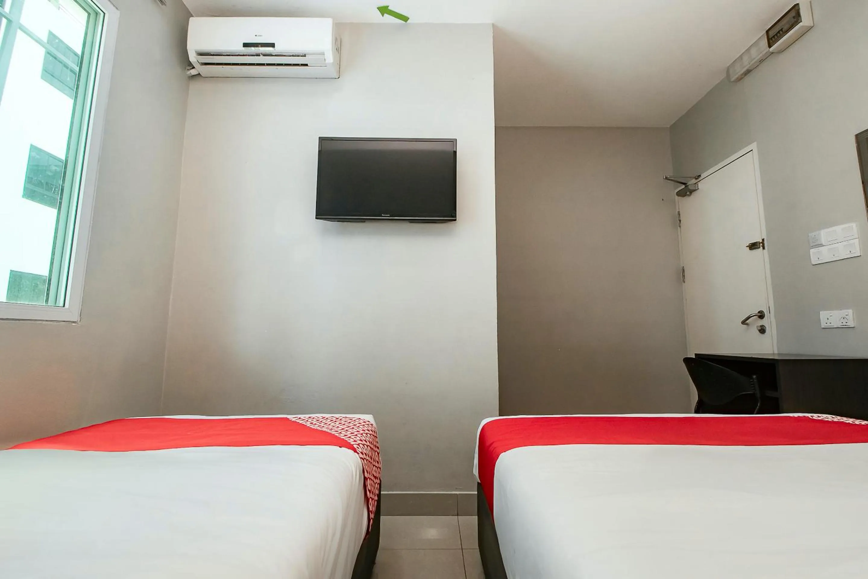 Bedroom, Bed in Hotel O Nice Stay Three Six Five Services