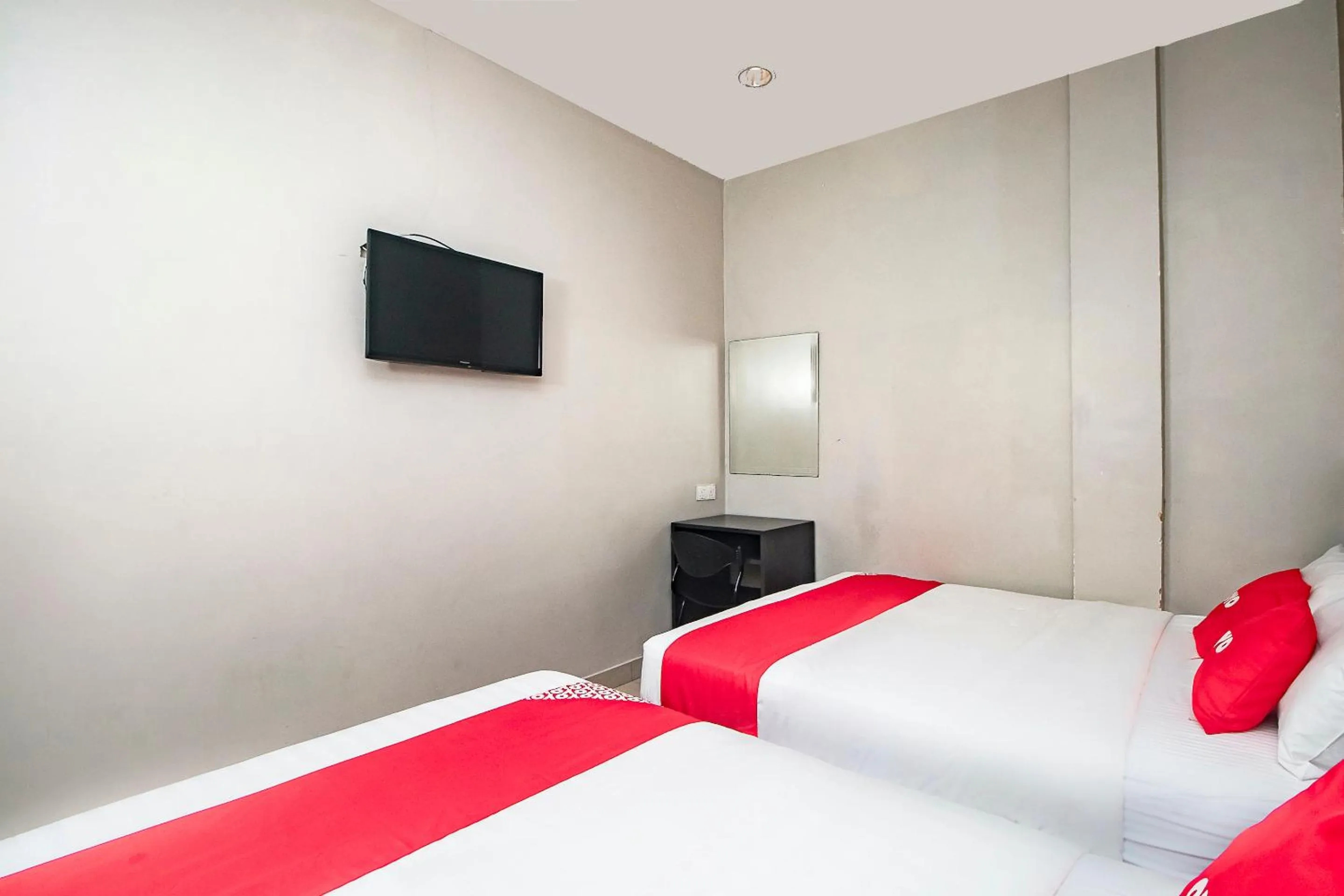 Bedroom, Bed in Hotel O Nice Stay Three Six Five Services