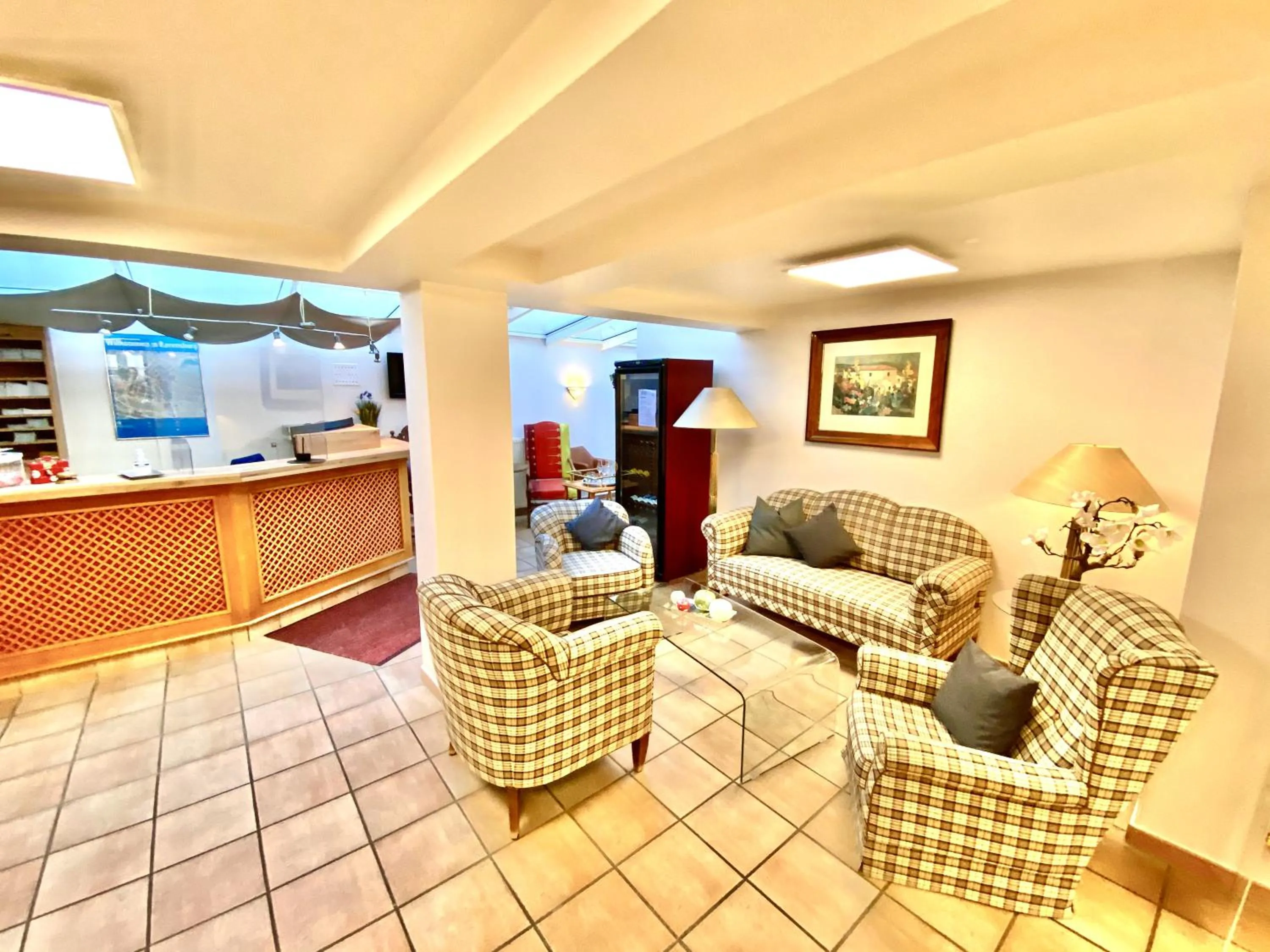 Lobby or reception in Hotel Garni Rebgarten