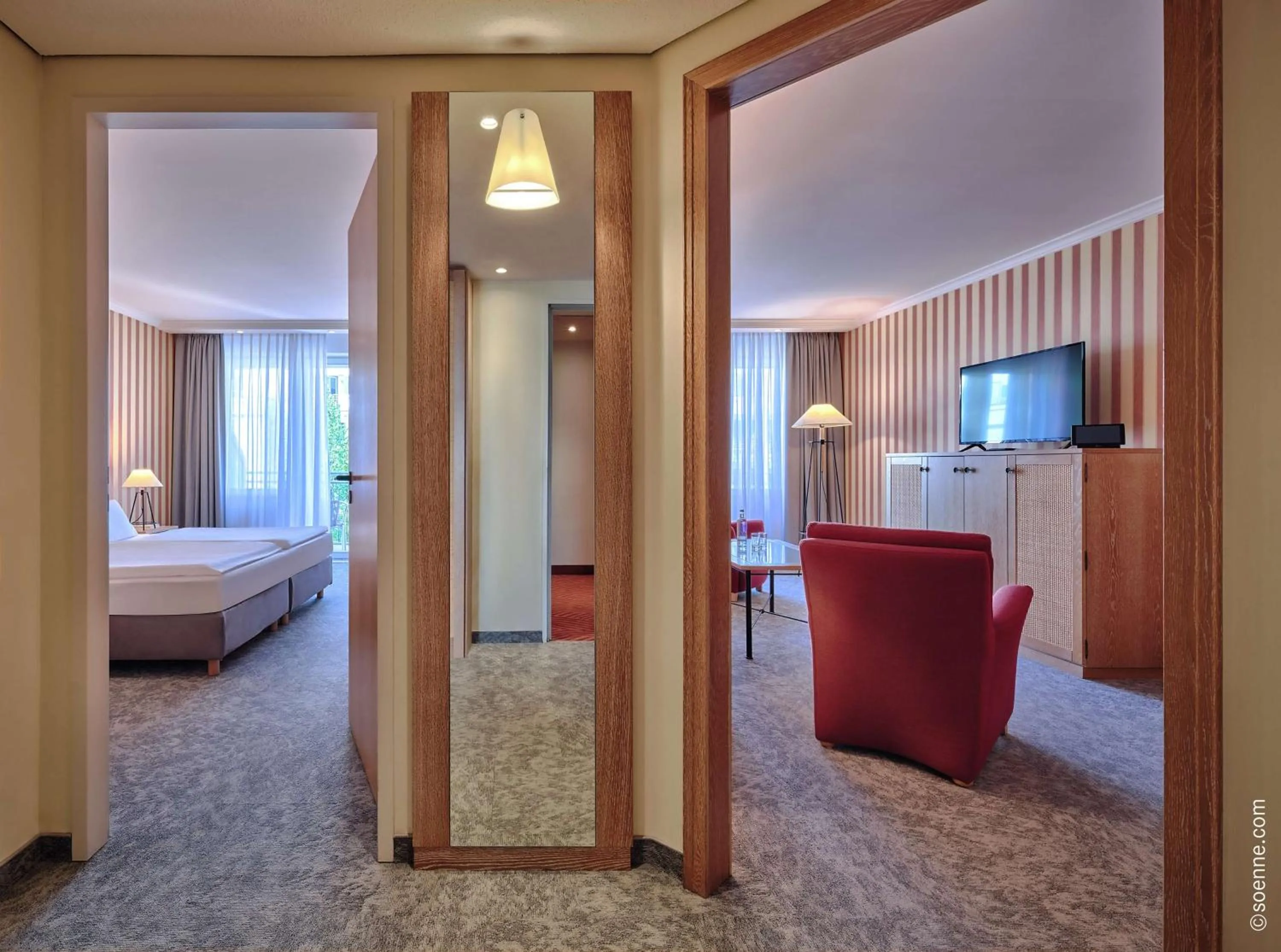 Bedroom, Bed in Dorint Strandhotel Binz/Rügen