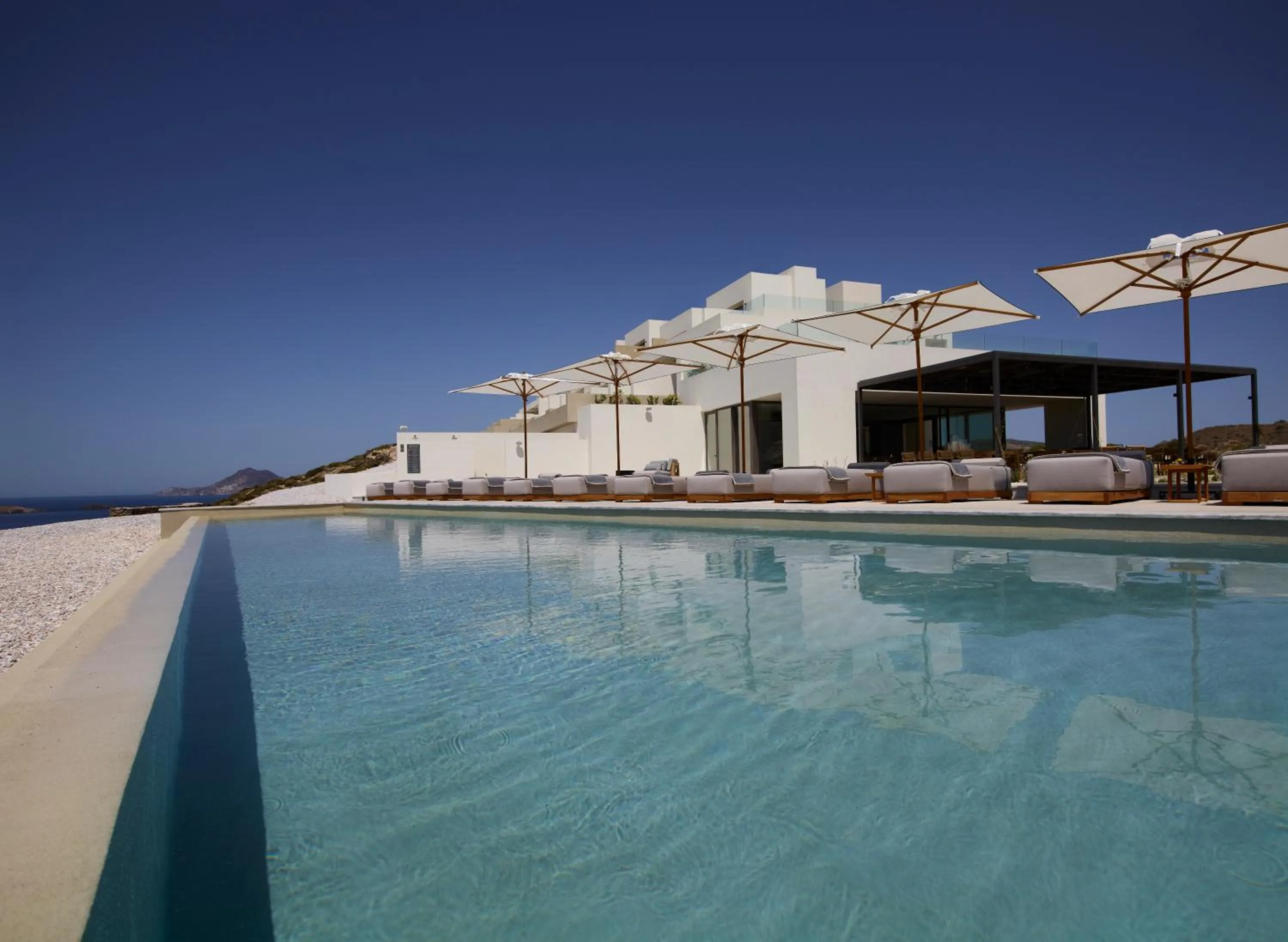 Swimming pool in Domes White Coast Milos, Adults Only