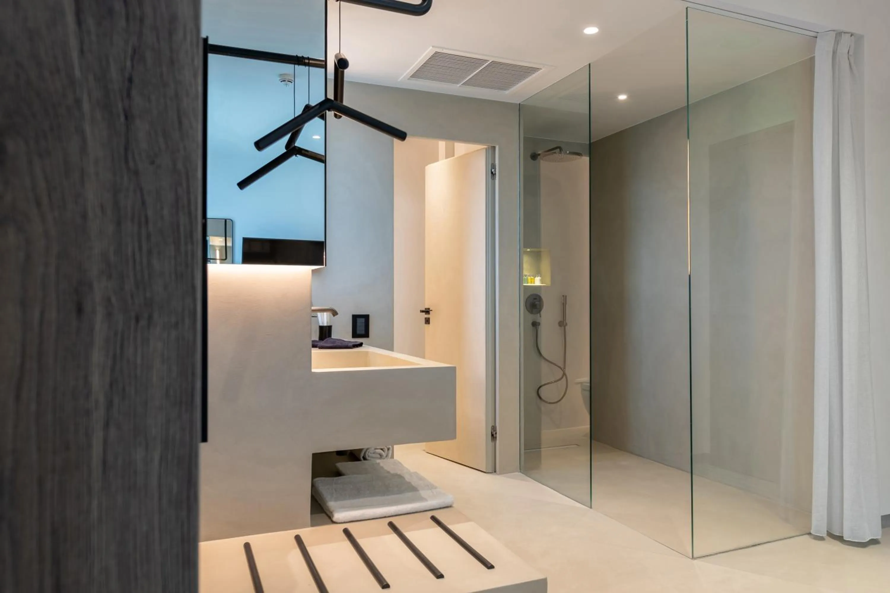 Shower in Domes White Coast Milos, Adults Only