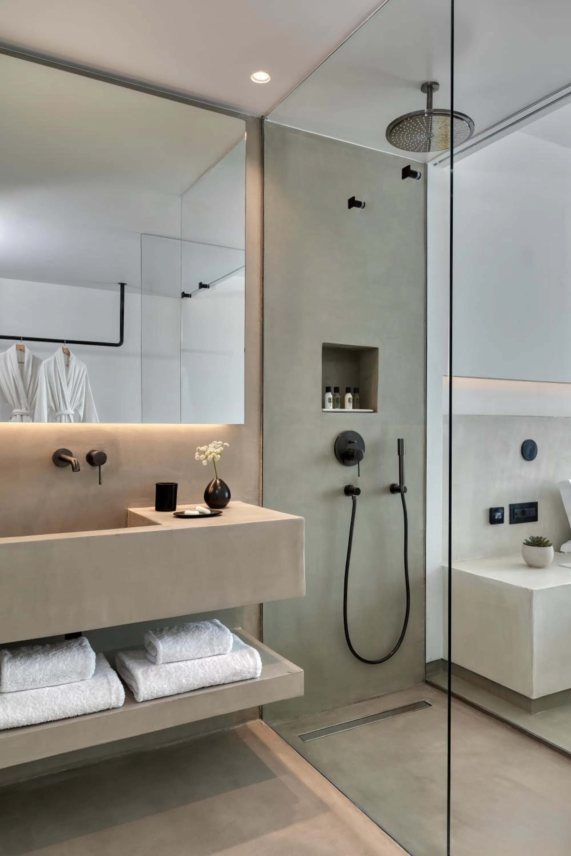 Shower in Domes White Coast Milos, Adults Only