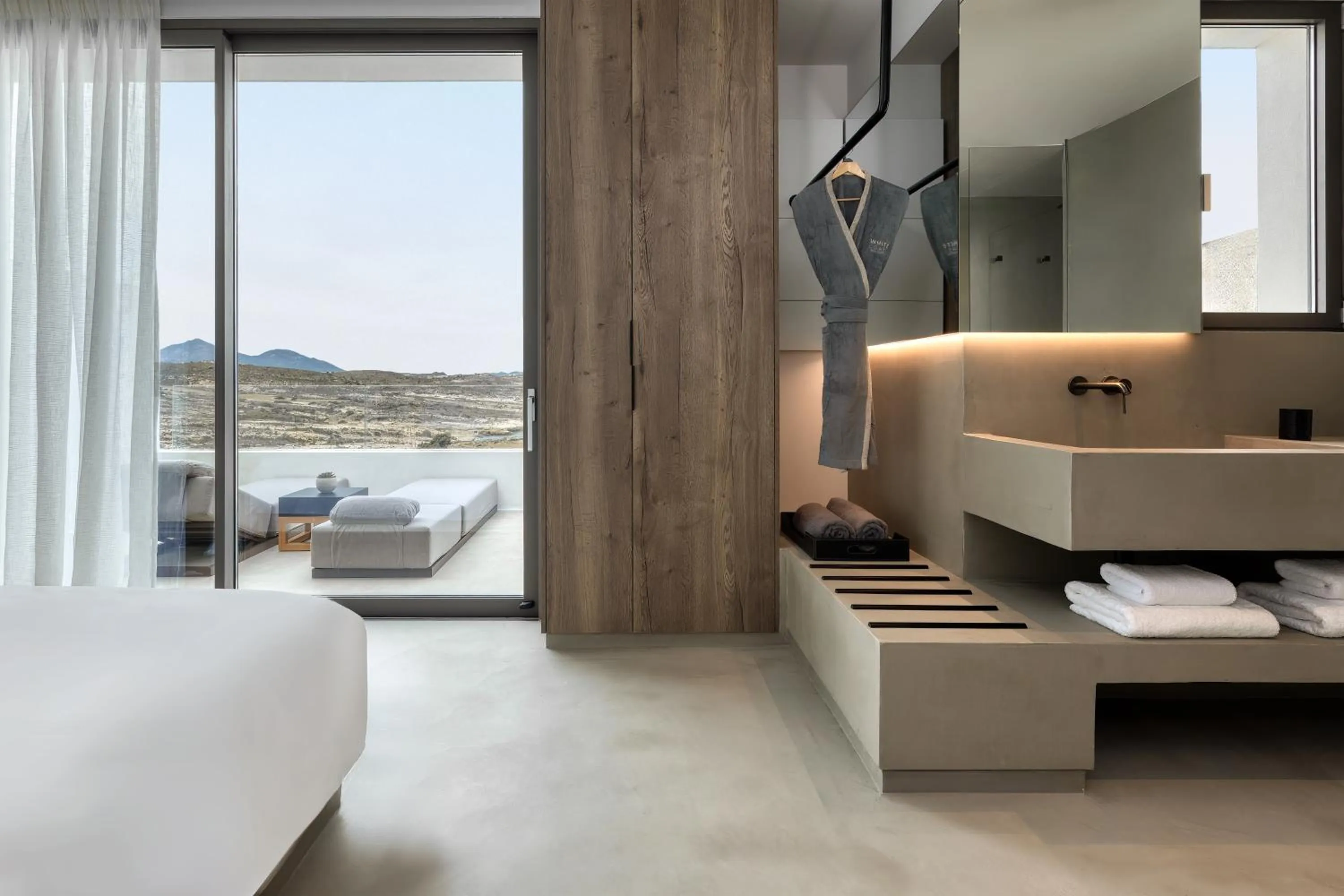 Bed in Domes White Coast Milos, Adults Only