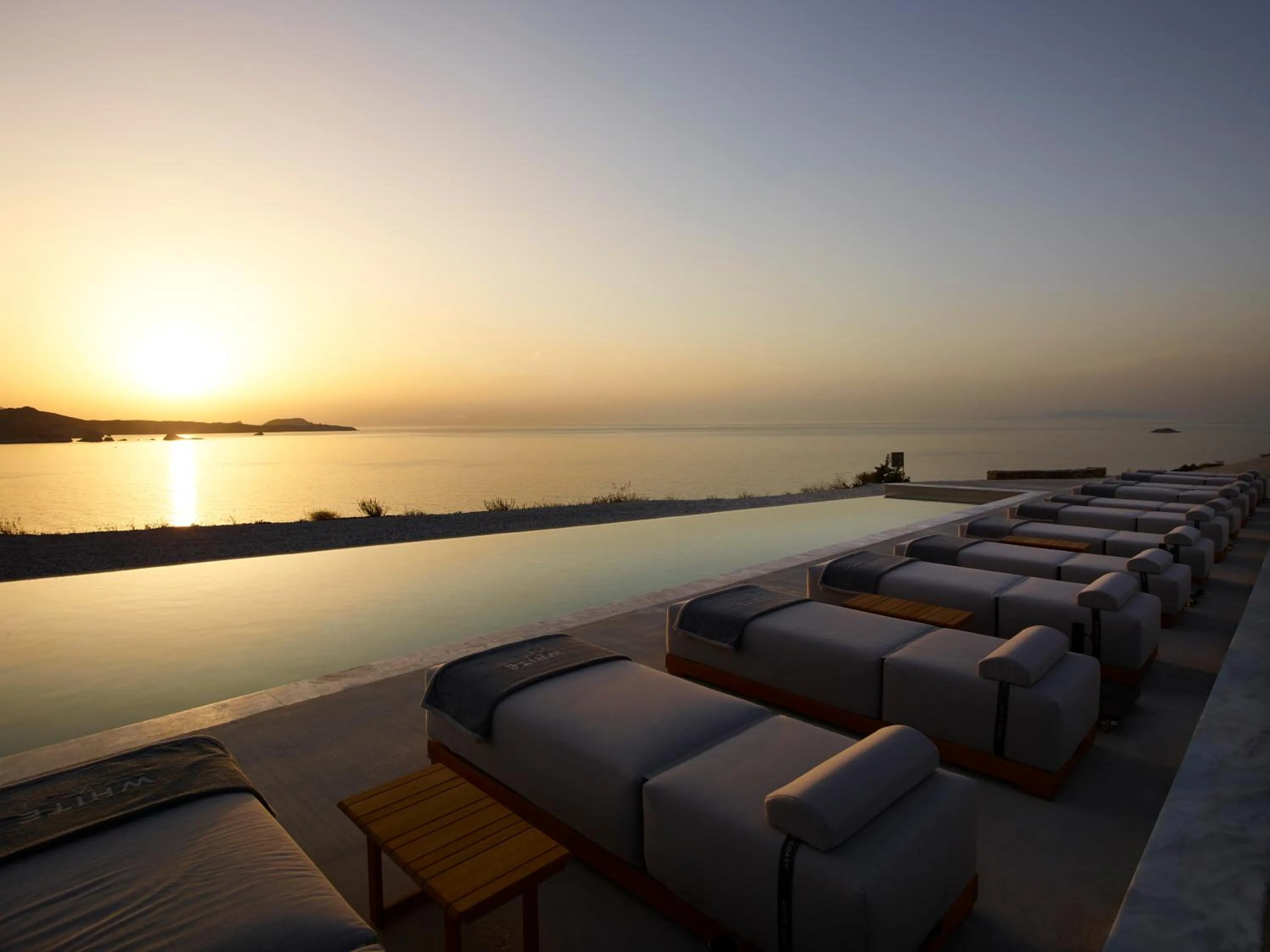 Pool view in Domes White Coast Milos, Adults Only