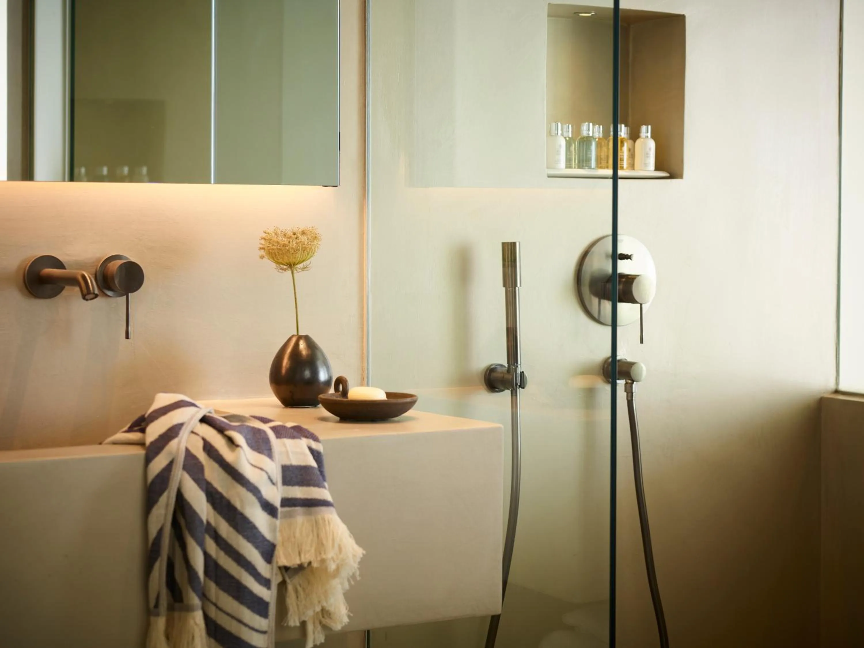 Bathroom in Domes White Coast Milos, Adults Only