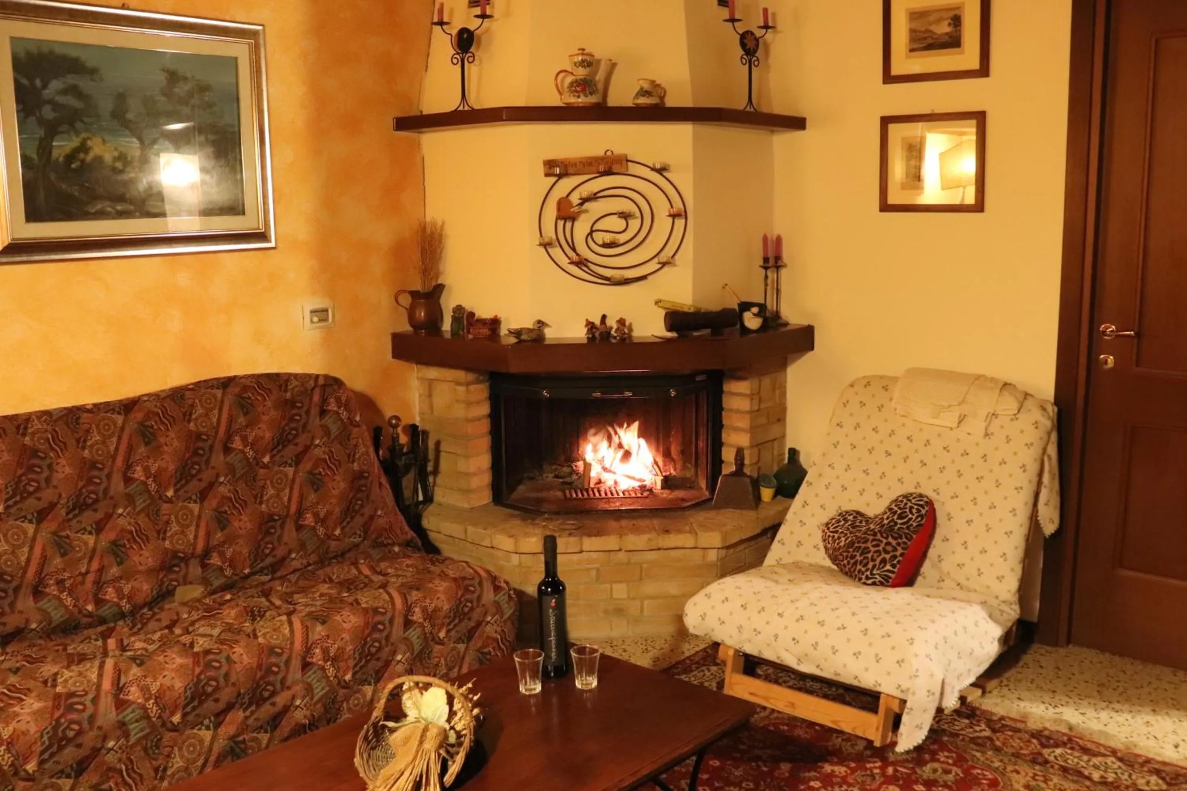 Living room in B&B Sotto la Luna