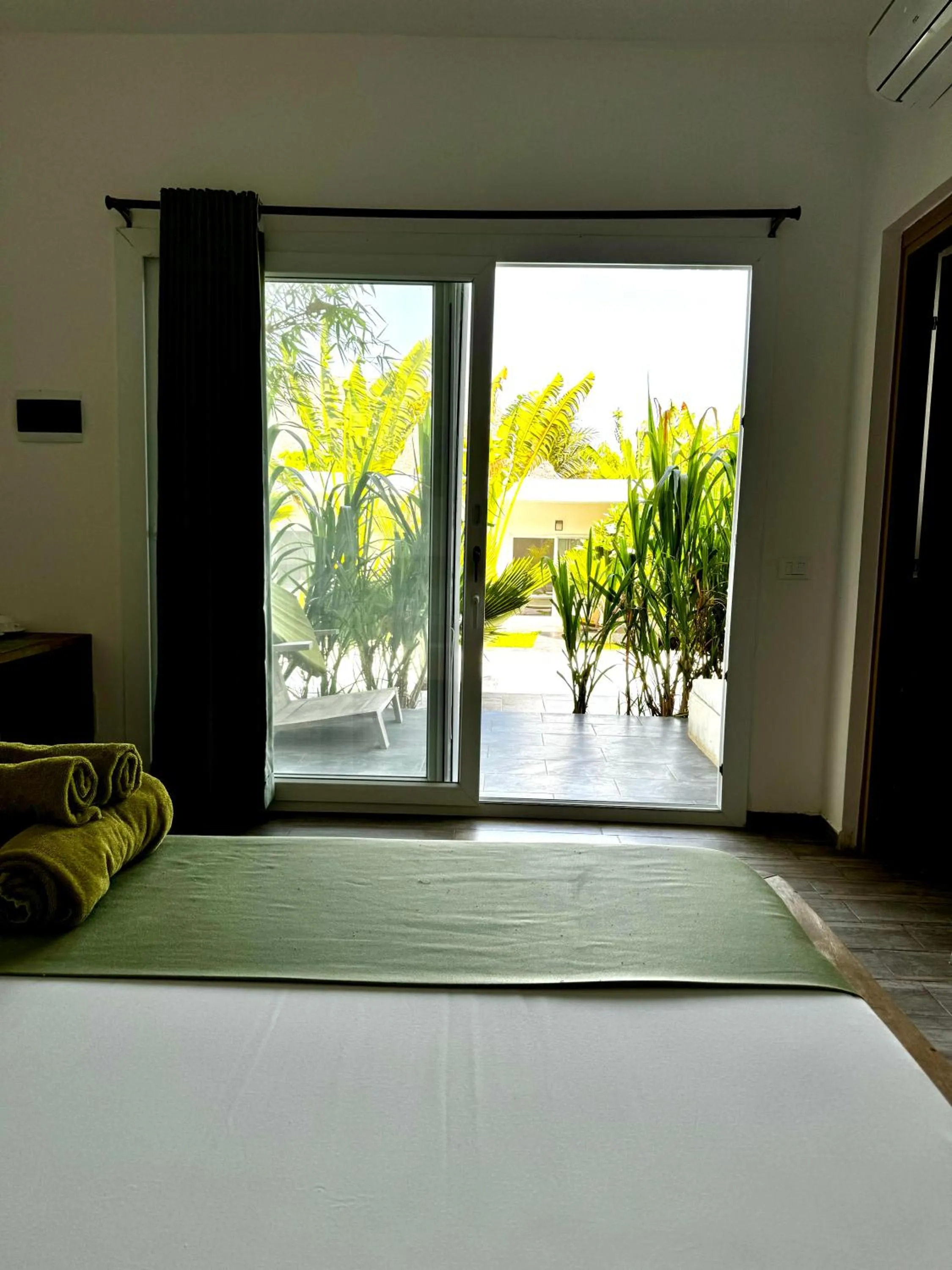 Bed in La Base Hotel