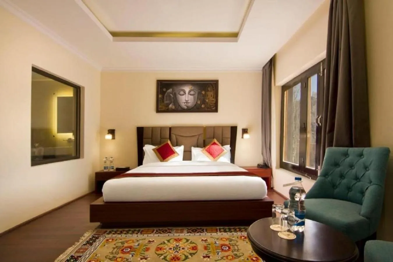 Bed in Hotel Paradise Ladakh