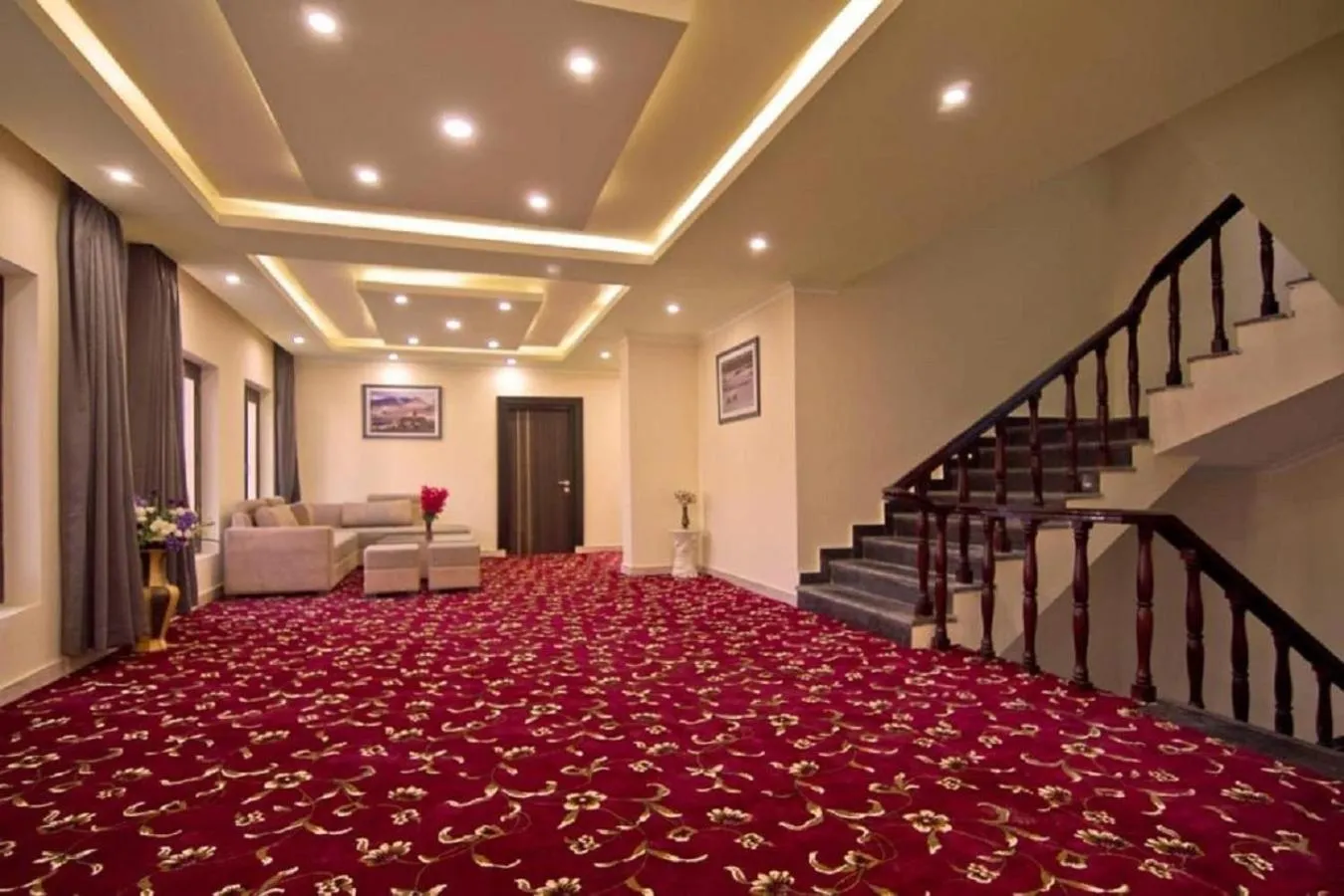 Seating area in Hotel Paradise Ladakh