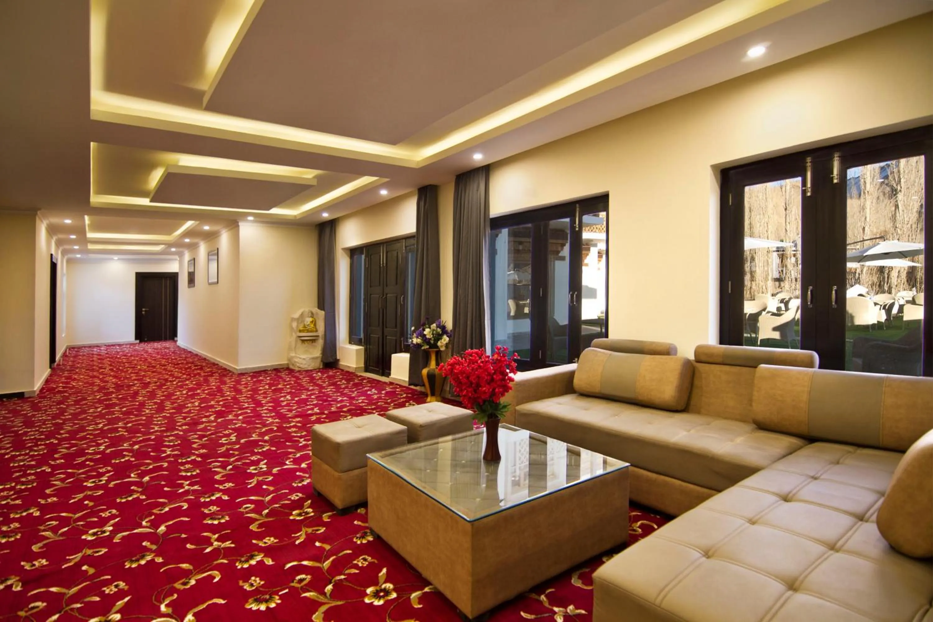 Living room in Hotel Paradise Ladakh