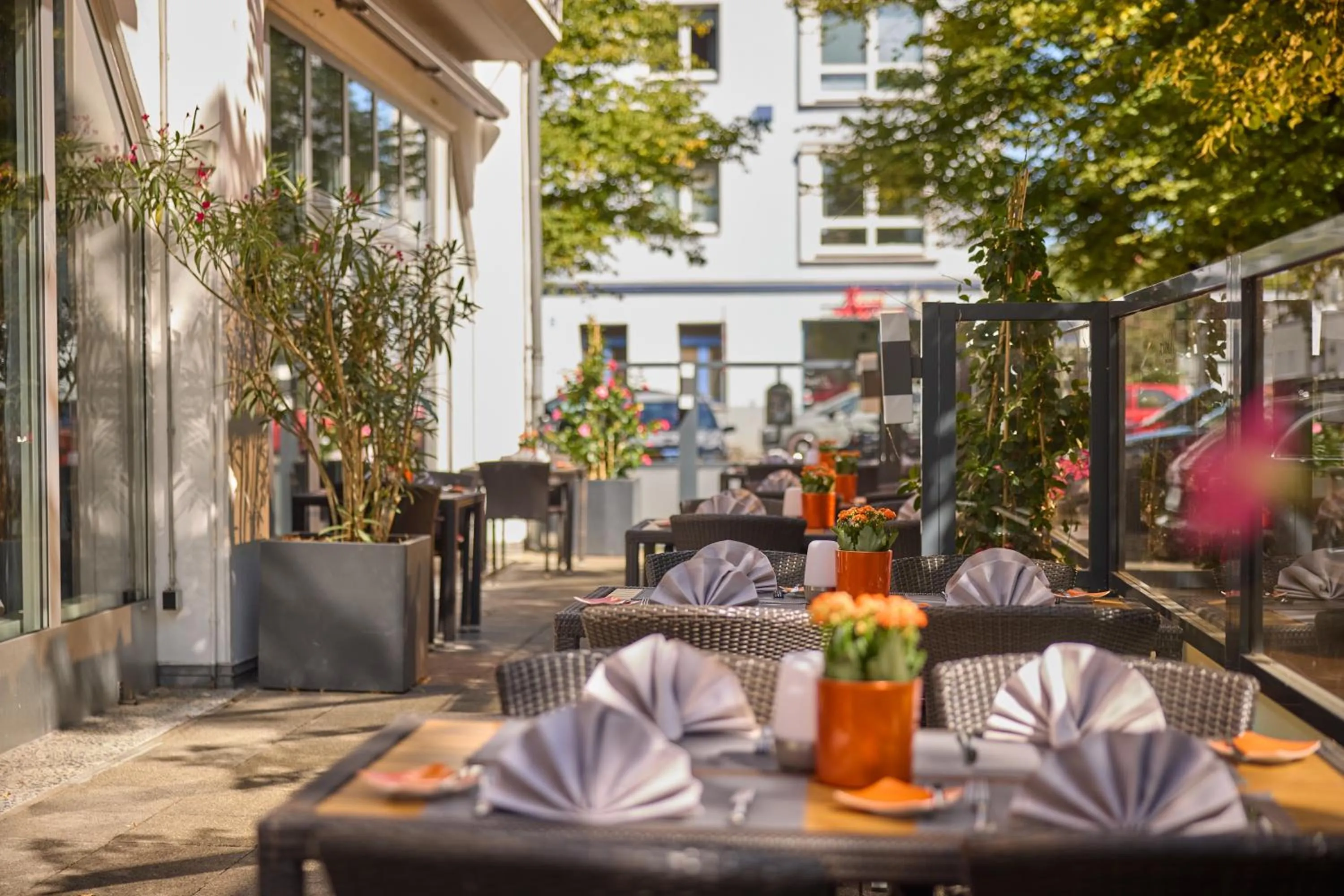 Balcony/Terrace in DoubleTree by Hilton Hannover Schweizerhof