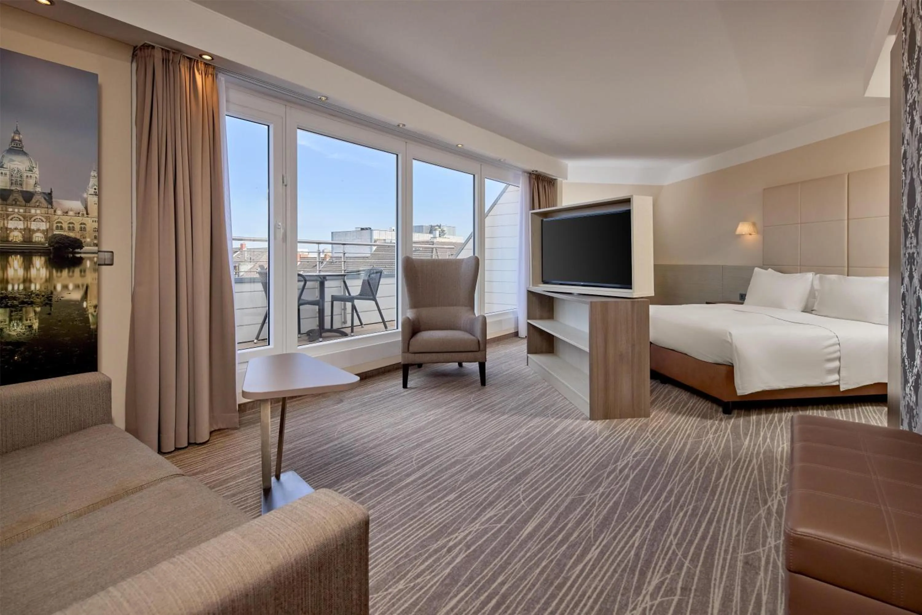 Bed in DoubleTree by Hilton Hannover Schweizerhof