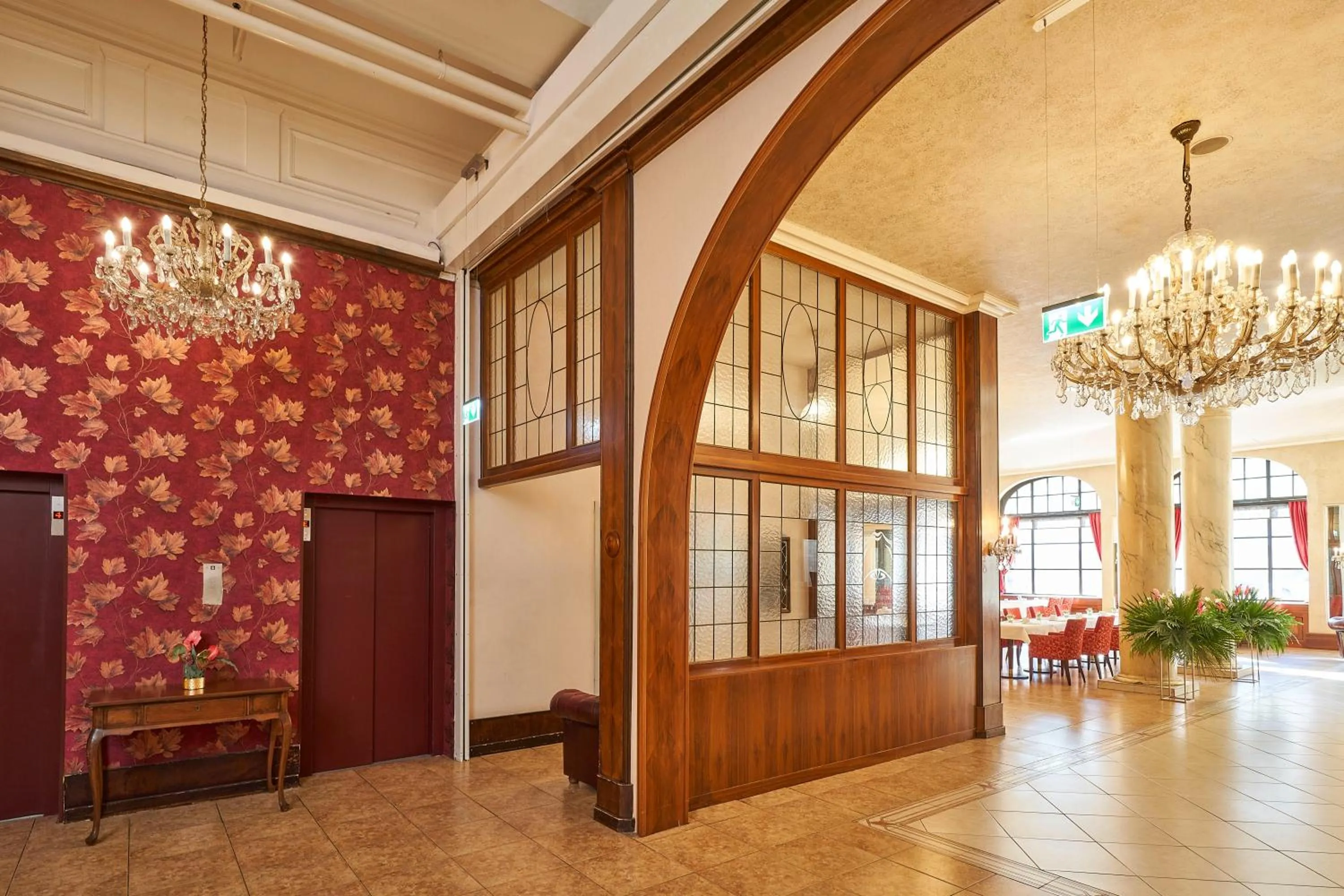 Lobby or reception in Hotel Monopol - Central Station