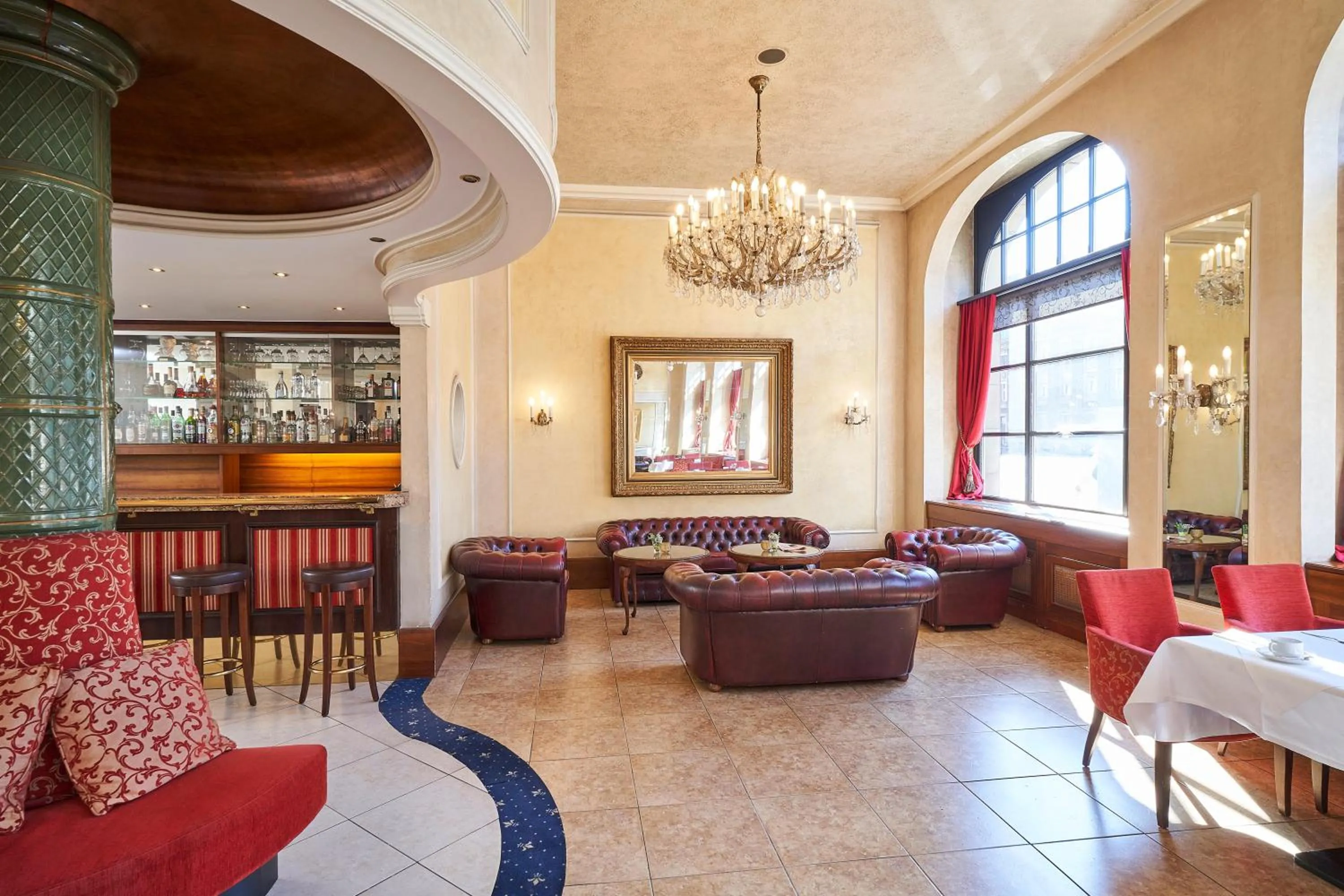 Lobby or reception in Hotel Monopol - Central Station