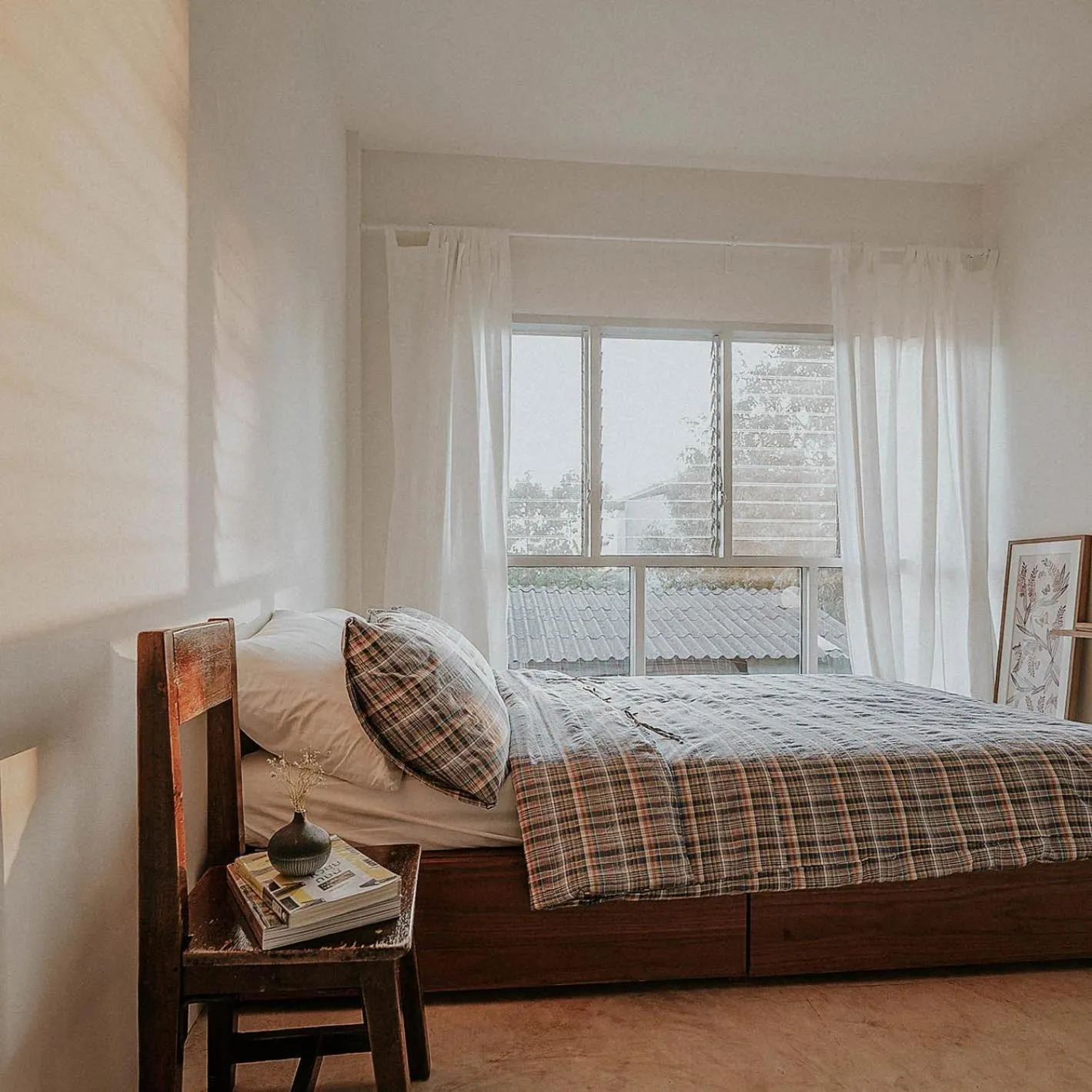 Bed in Baan Lek Villa