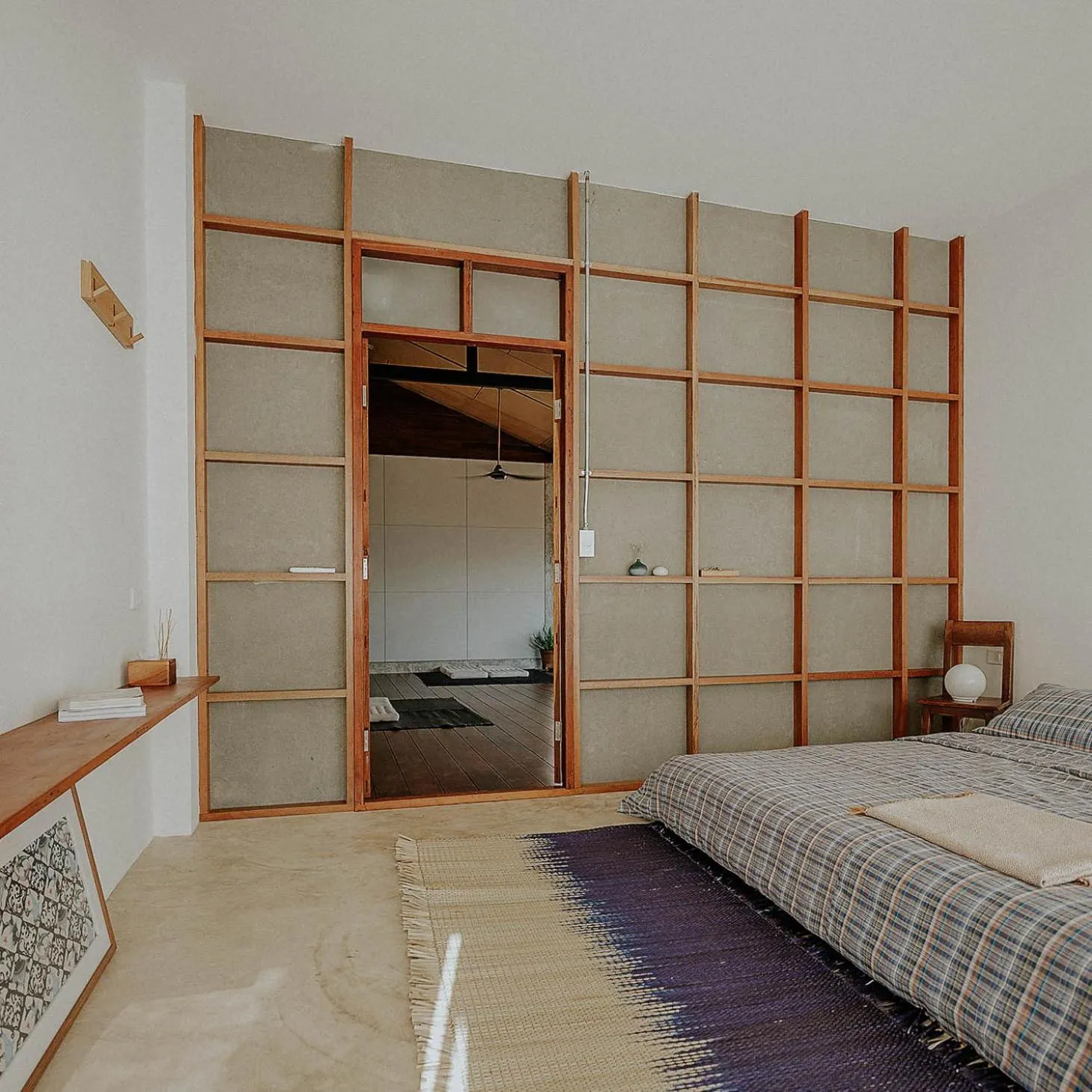 Bed in Baan Lek Villa