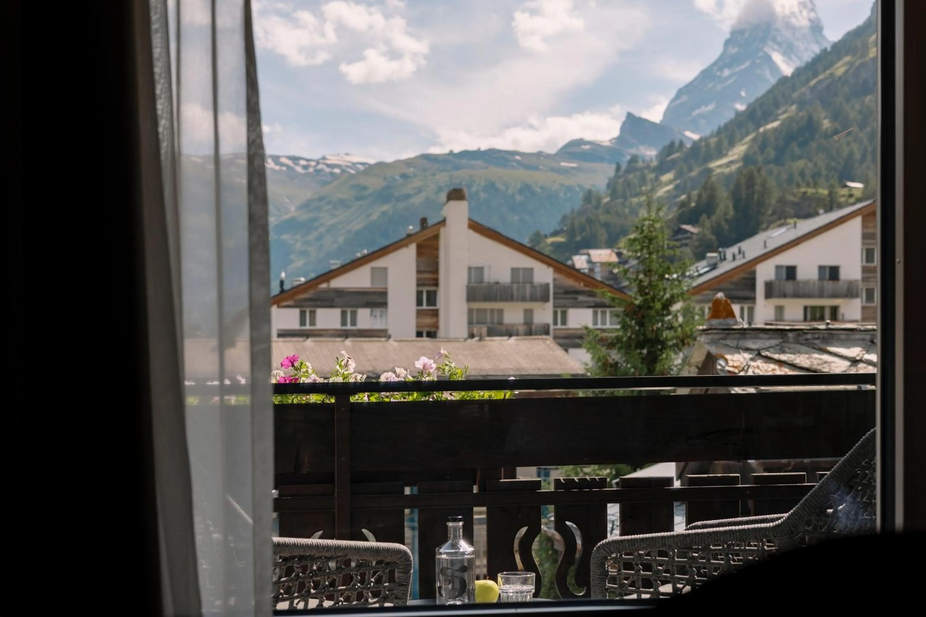 View (from property/room) in SCHLOSS Zermatt - CBD & Adaptogenic Spa and Sport Hotel