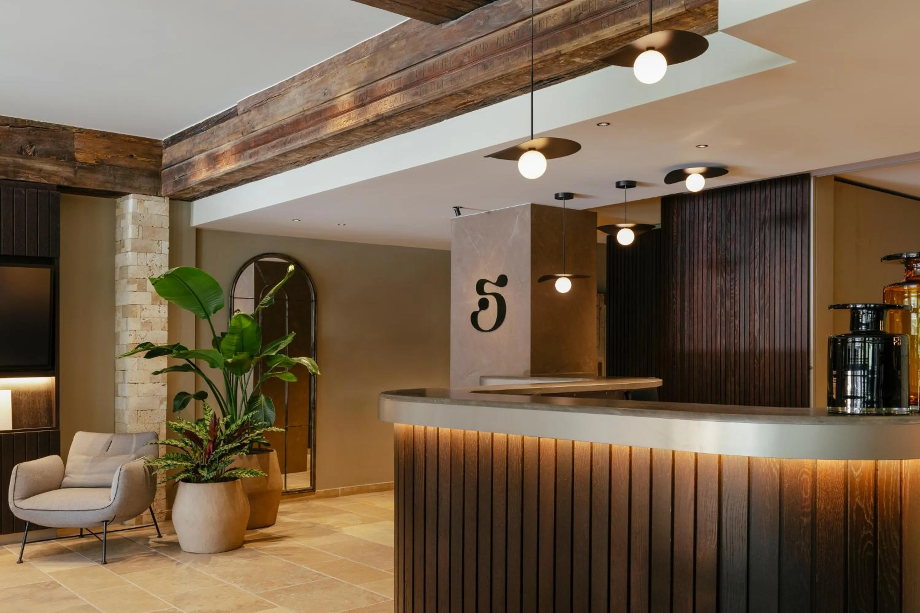 Lobby or reception in SCHLOSS Zermatt - CBD & Adaptogenic Spa and Sport Hotel