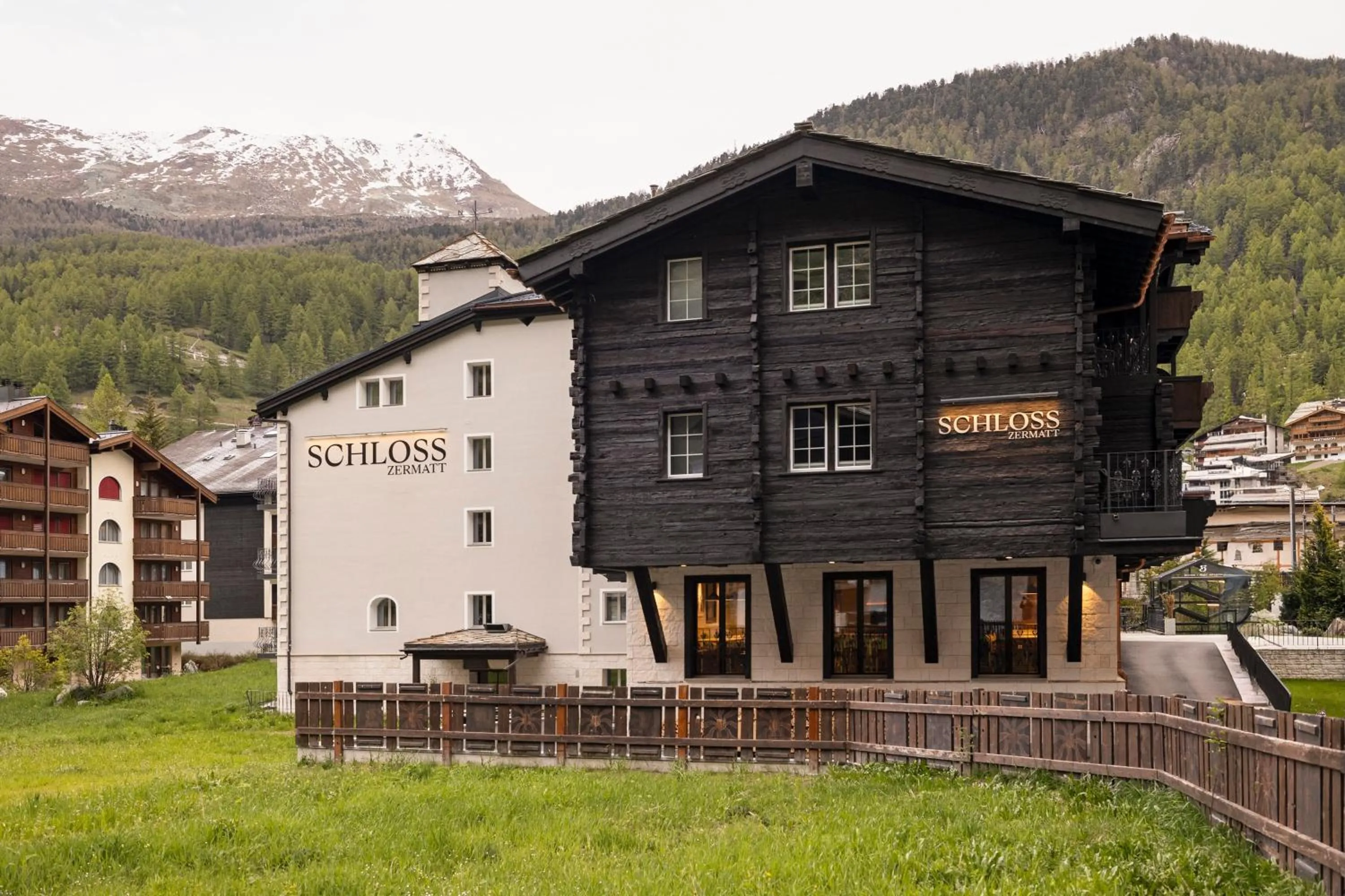 Property building in SCHLOSS Zermatt - CBD & Adaptogenic Spa and Sport Hotel