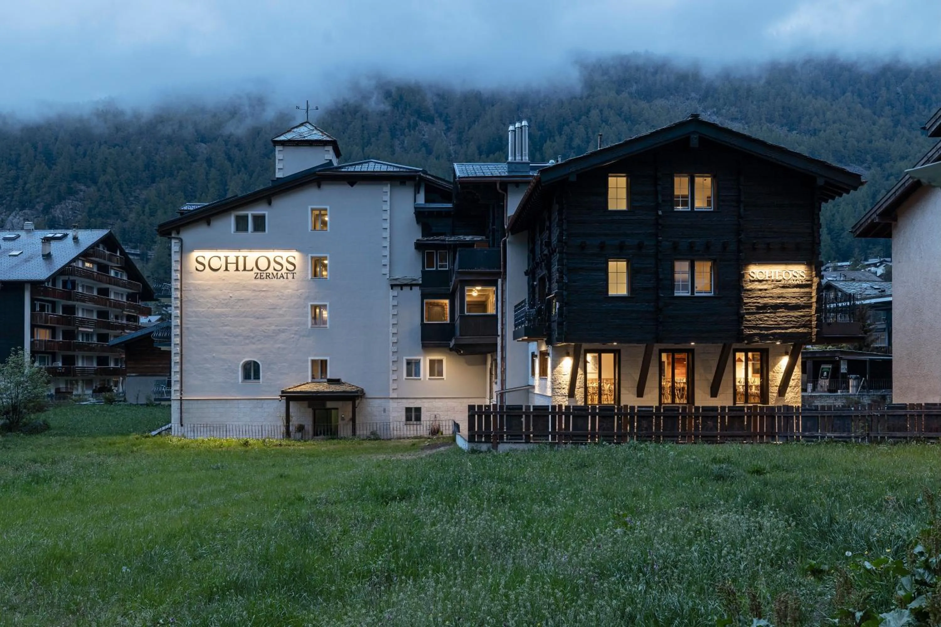 Property building in SCHLOSS Zermatt - CBD & Adaptogenic Spa and Sport Hotel