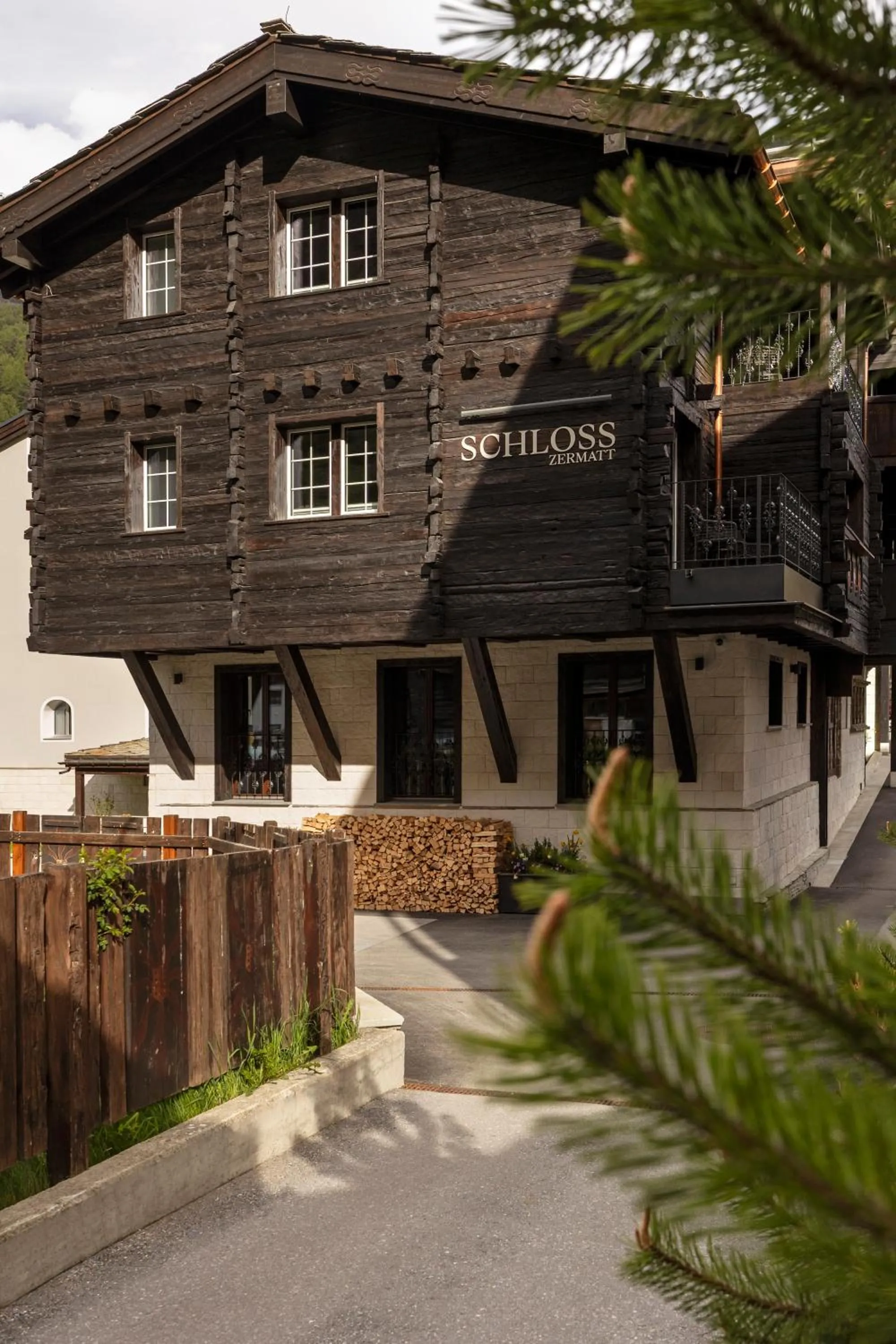 Property building in SCHLOSS Zermatt - CBD & Adaptogenic Spa and Sport Hotel