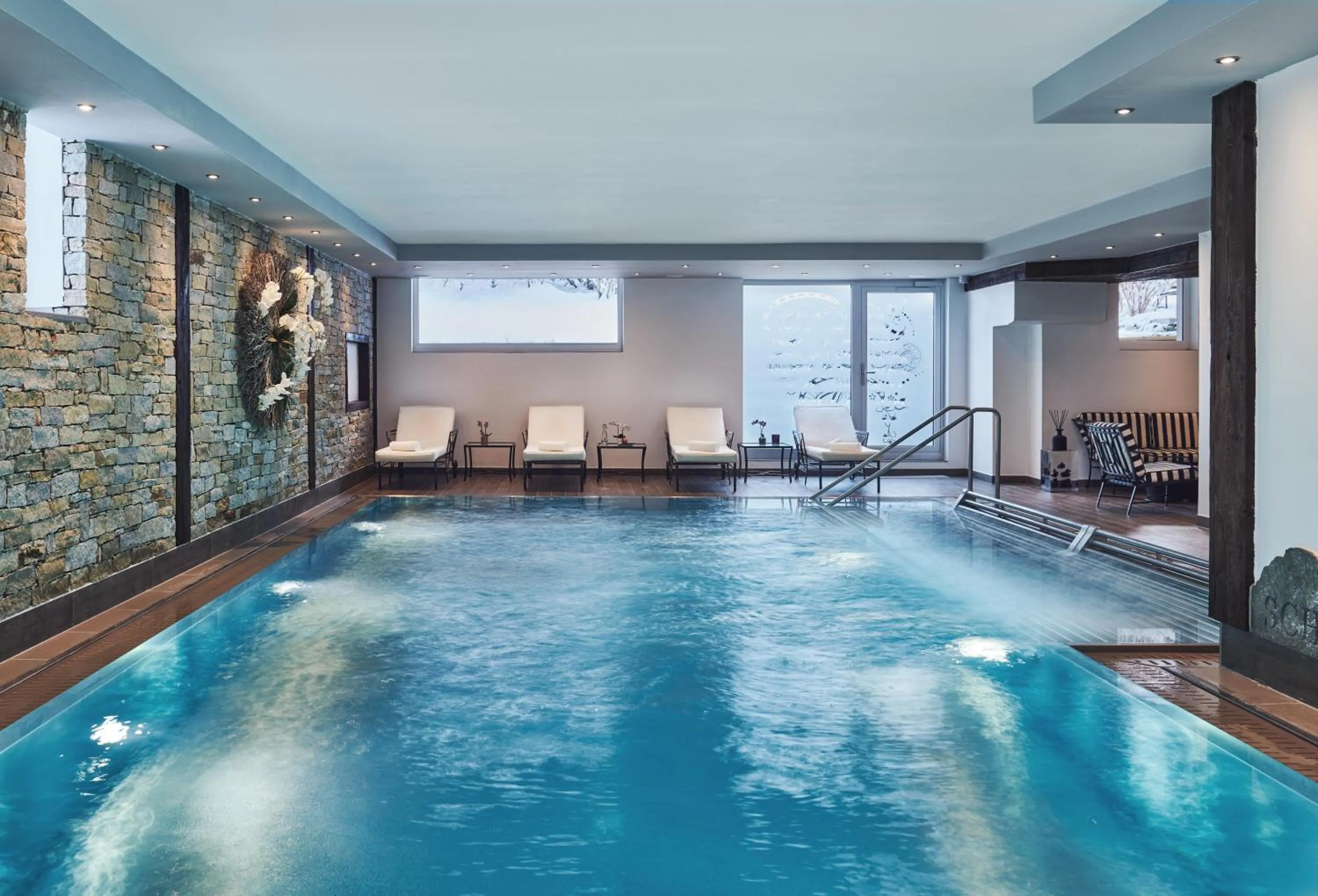 Spa and wellness centre/facilities in SCHLOSS Zermatt - CBD & Adaptogenic Spa and Sport Hotel