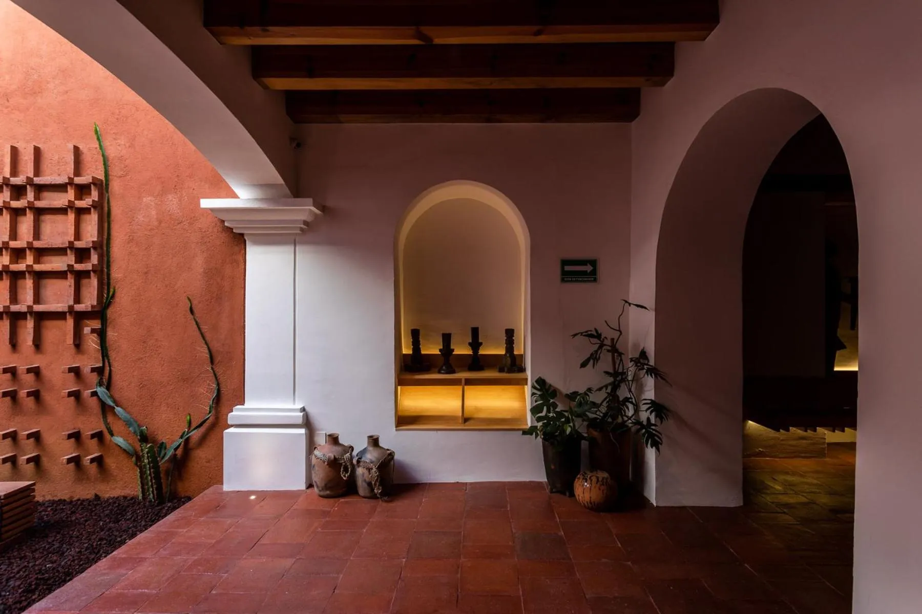 Decorative detail in Hotel Ayook