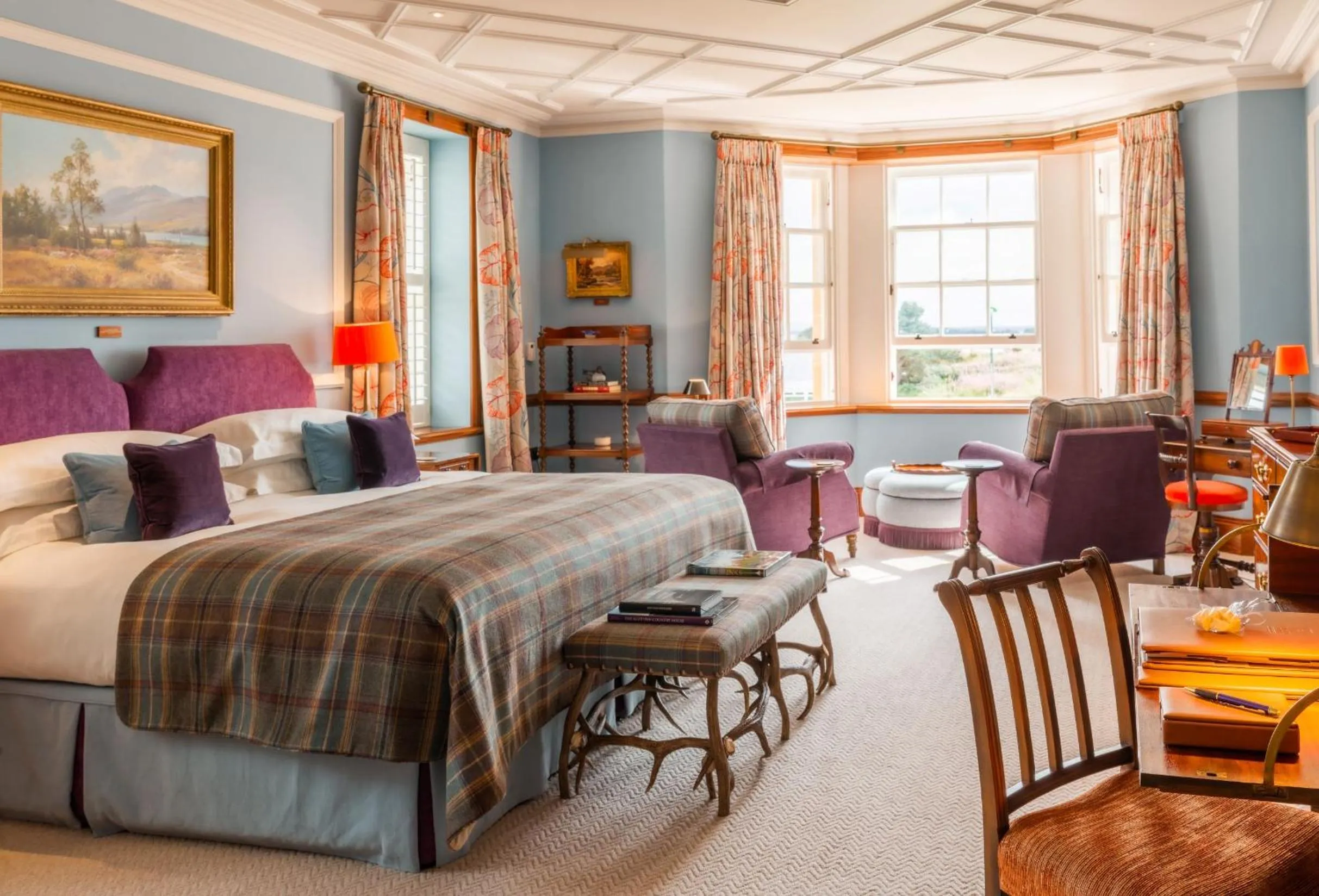 Photo of the whole room, Bed in Links House at Royal Dornoch