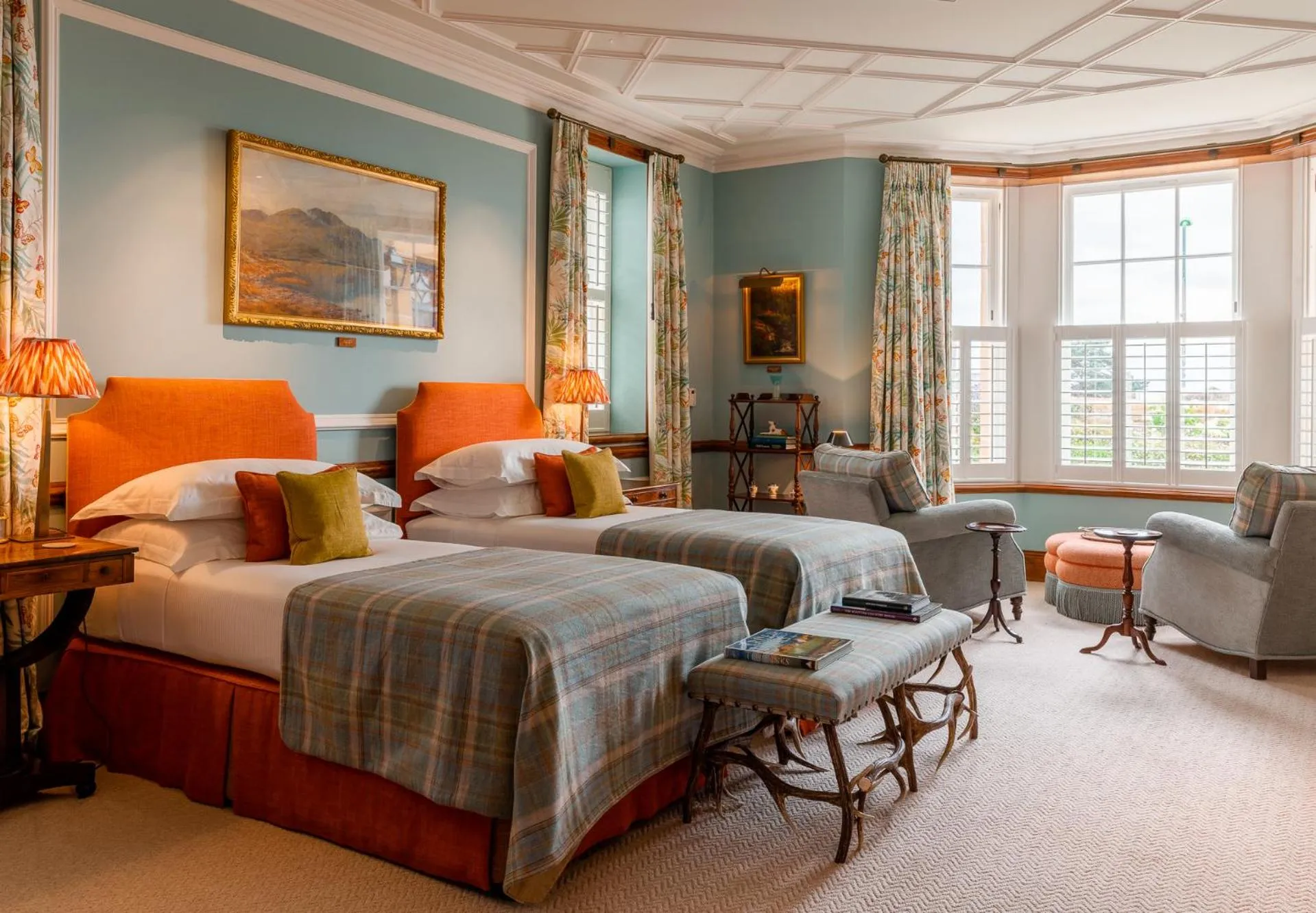 Photo of the whole room, Bed in Links House at Royal Dornoch