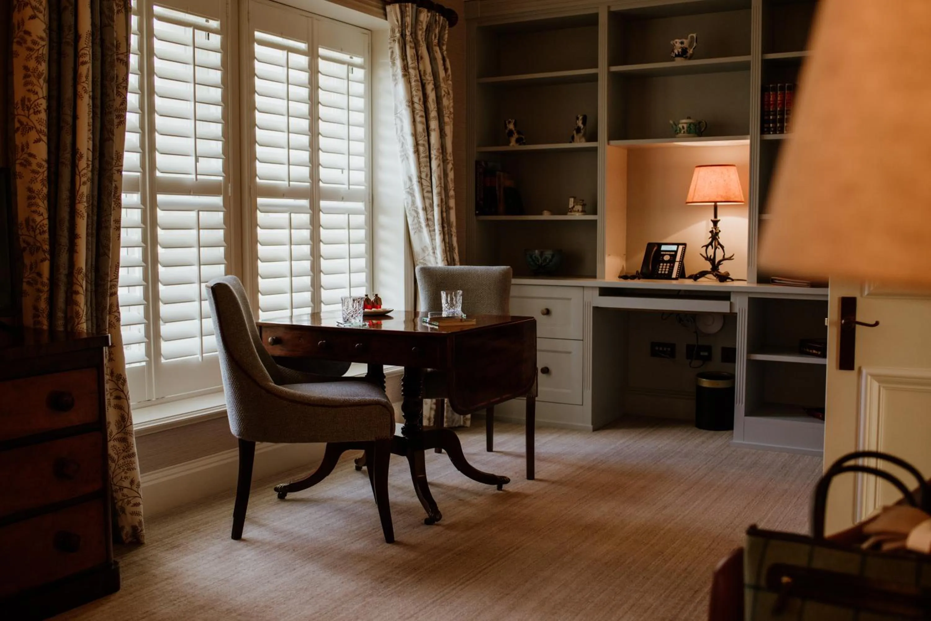 Living room in Links House at Royal Dornoch