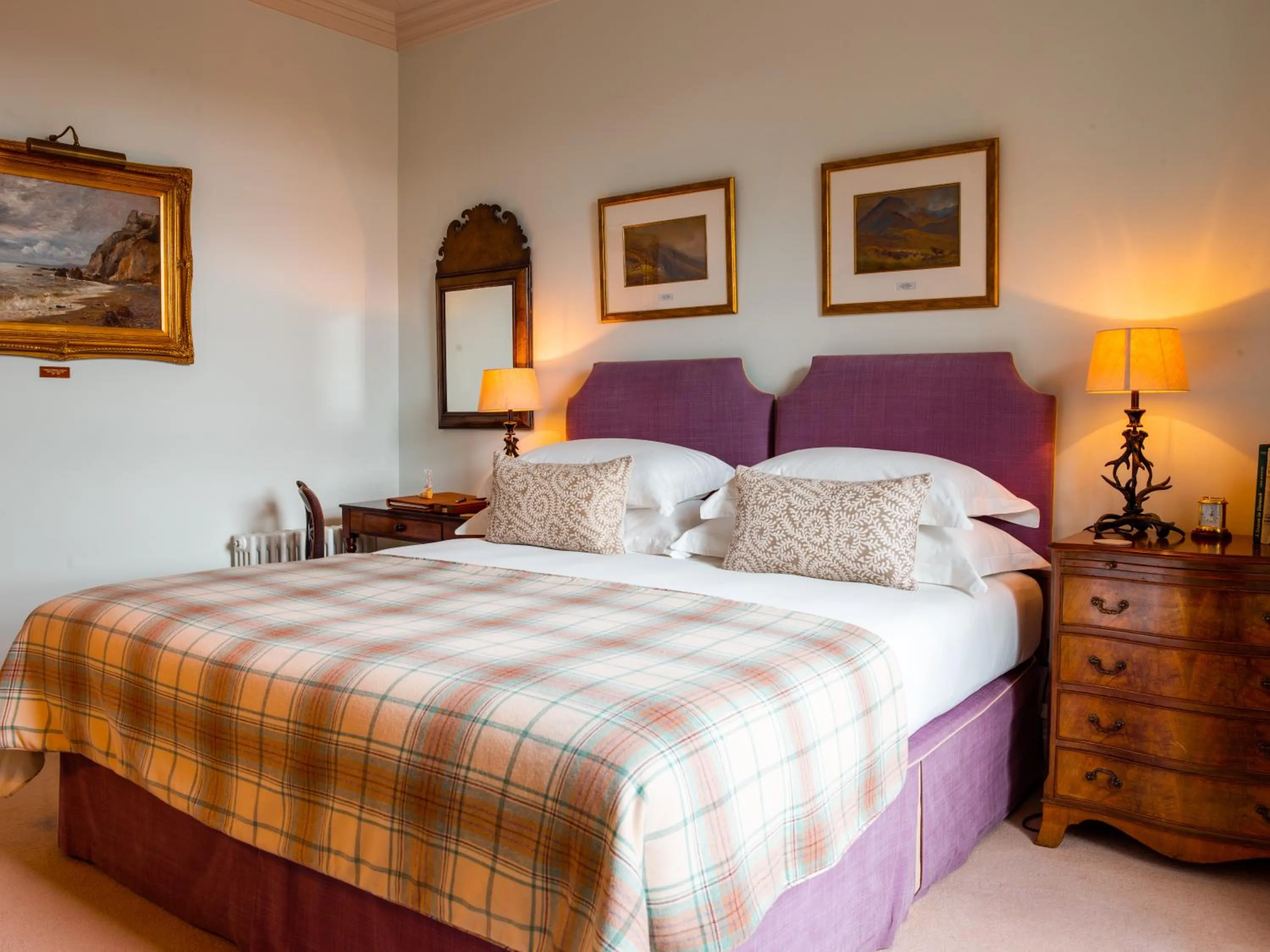Bedroom, Bed in Links House at Royal Dornoch