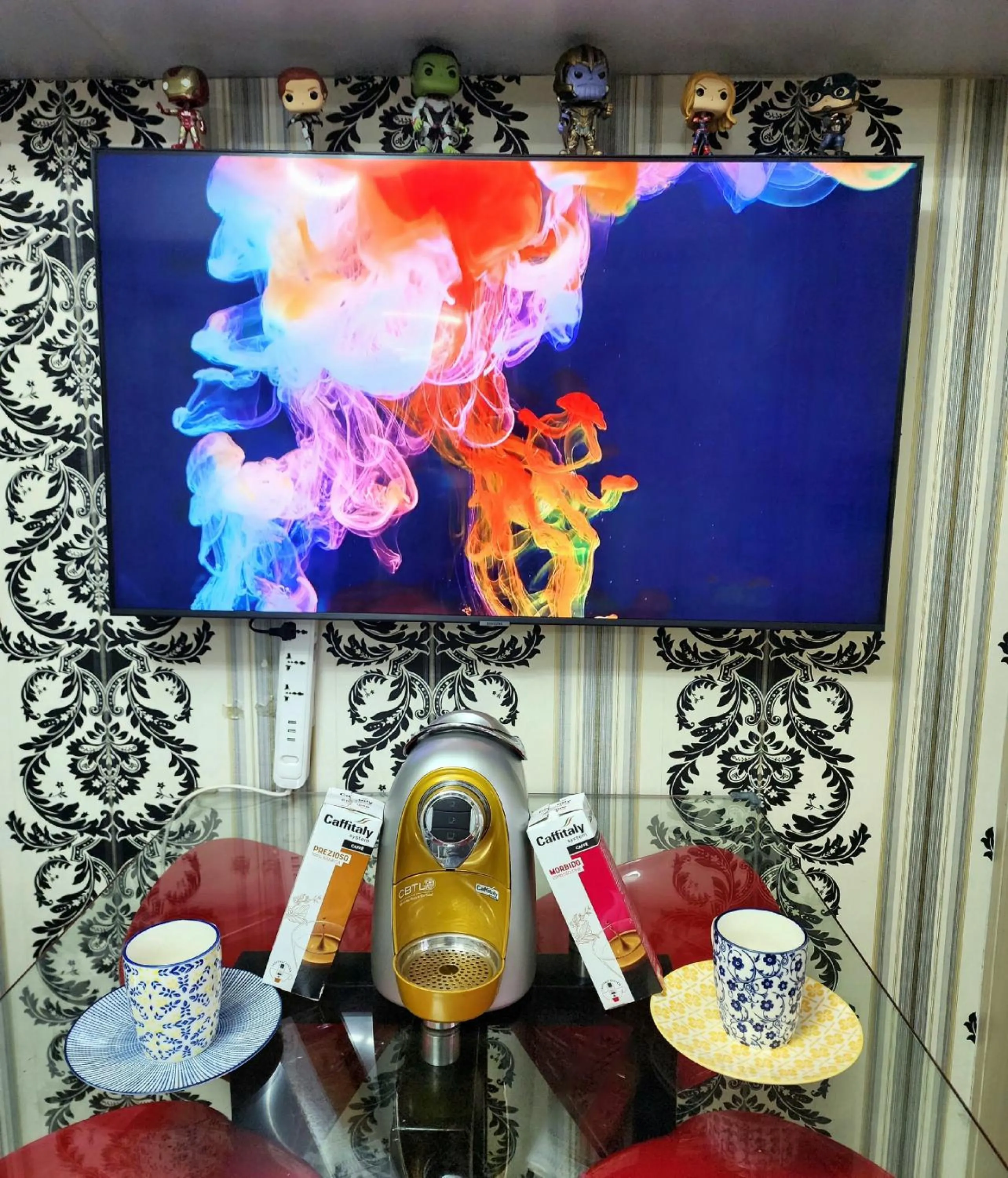 TV and multimedia in High-Tech Studio at Grass Residences -2 persons only, Quezon City