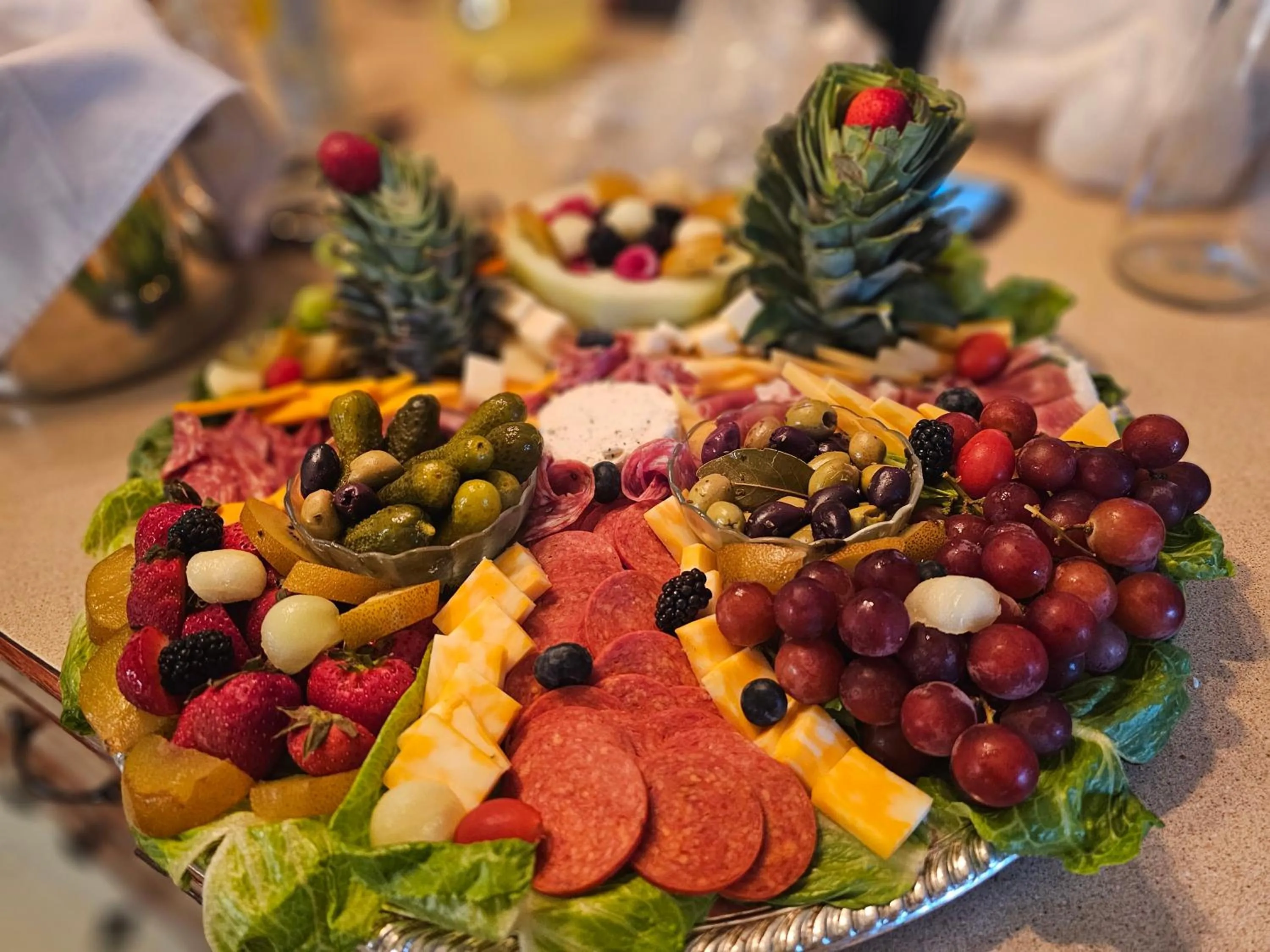 Food in Hilltop Manor B&B