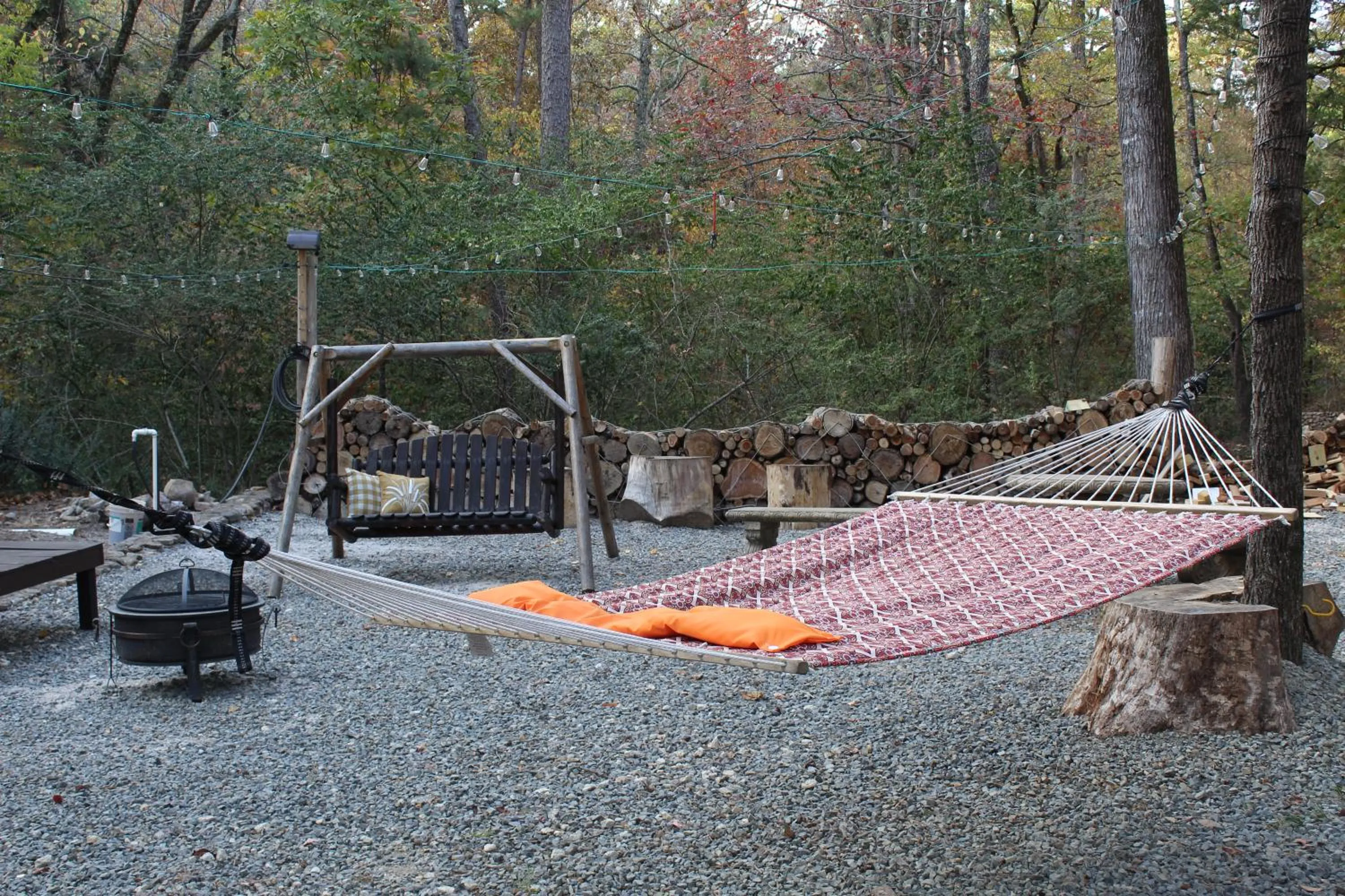 Seating area in Hilltop Manor B&B