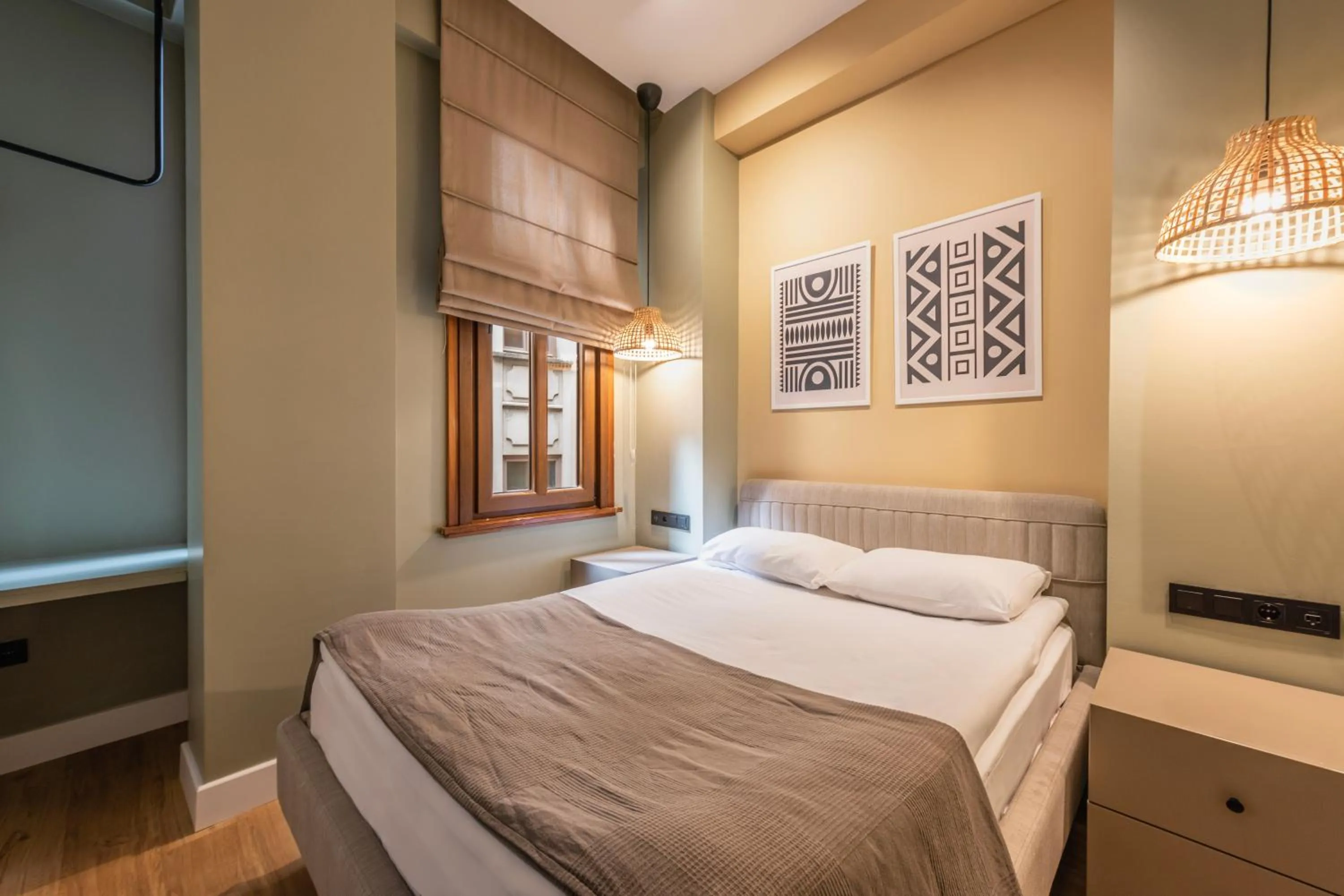 Bed in Bguest Pera Suites