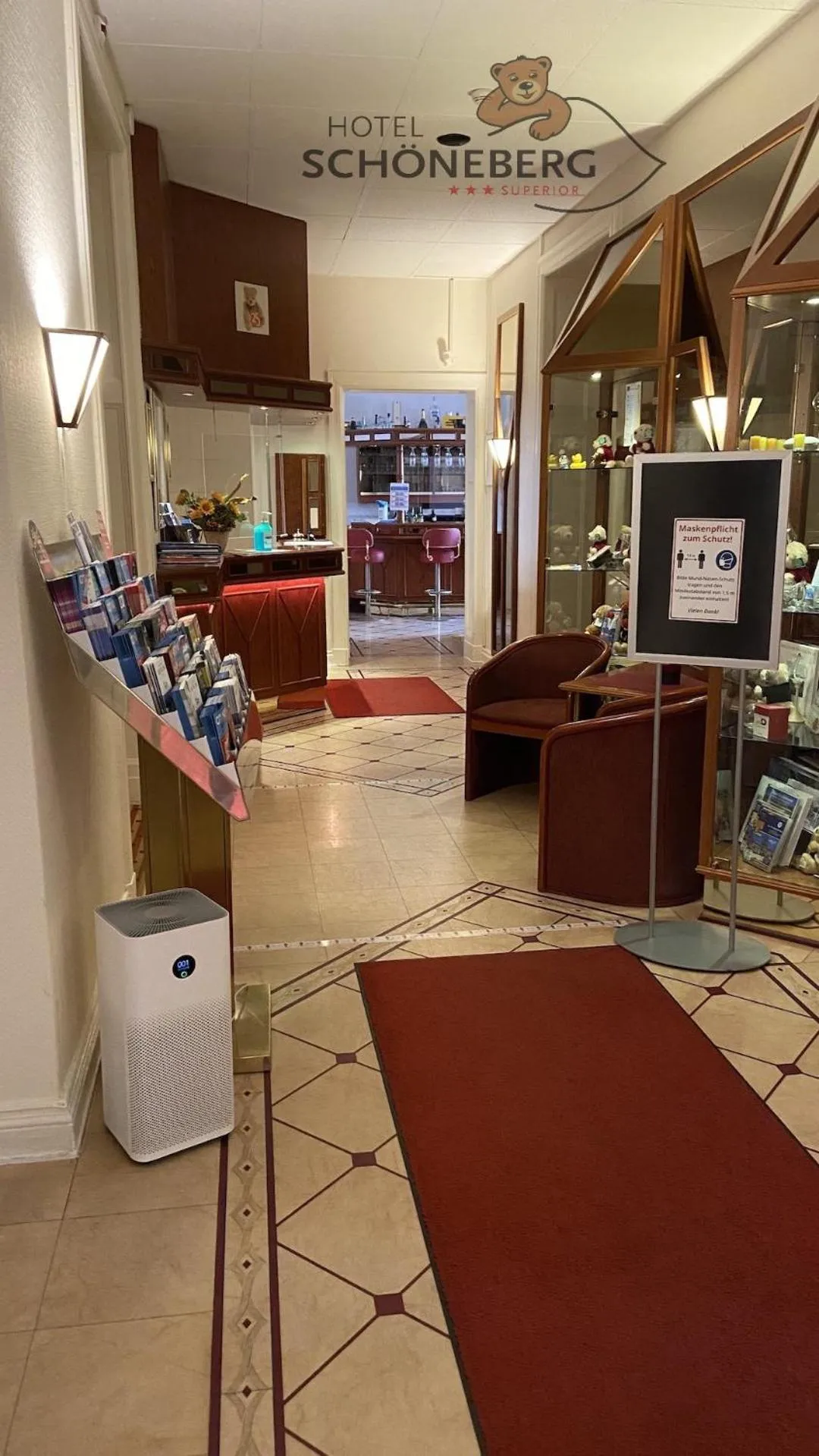 Lobby or reception in Hotel Schöneberg